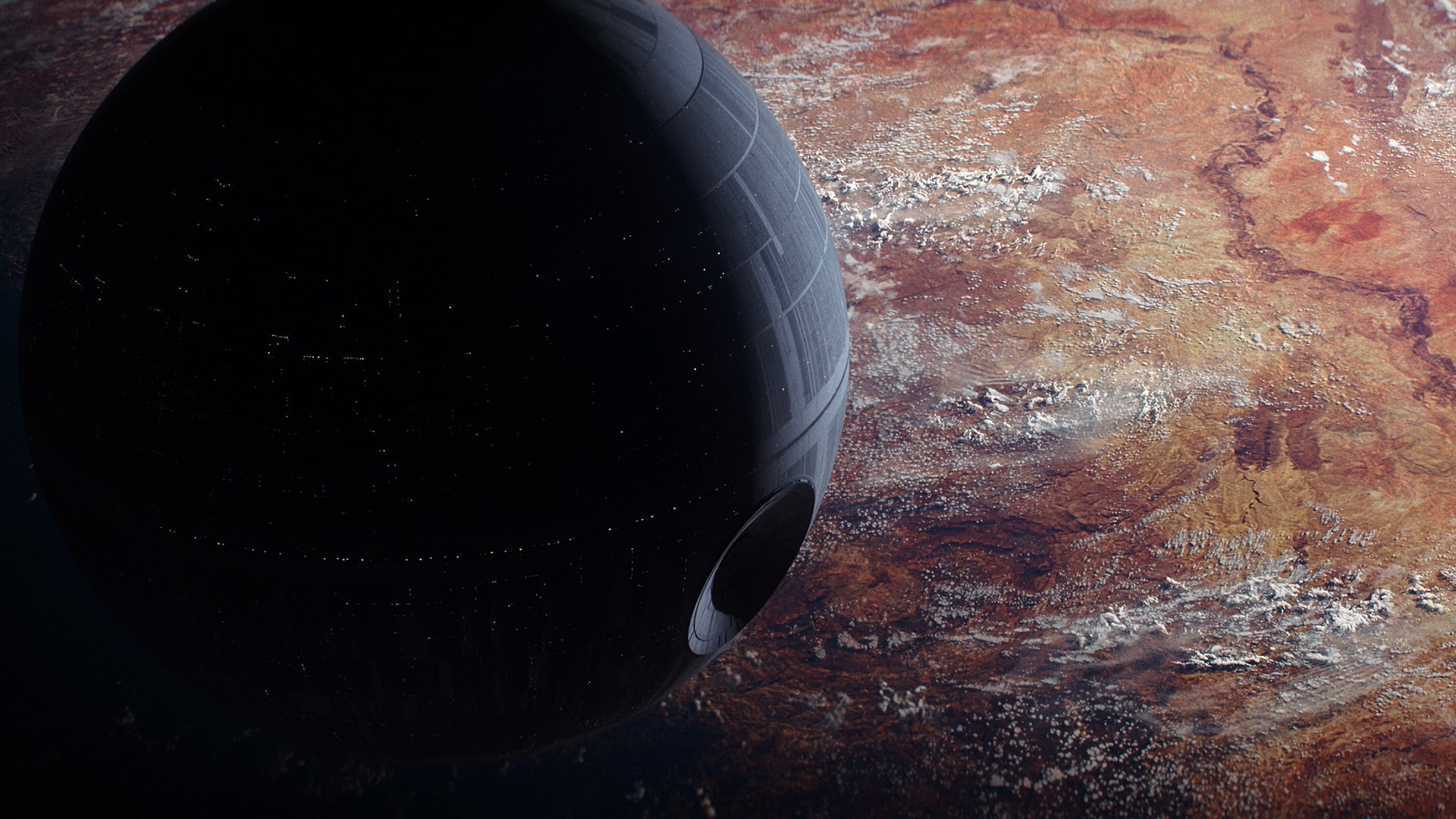 Death Star, Rogue One: A Star Wars Story, Star Wars, 1080P, movies, HD Wallpaper
