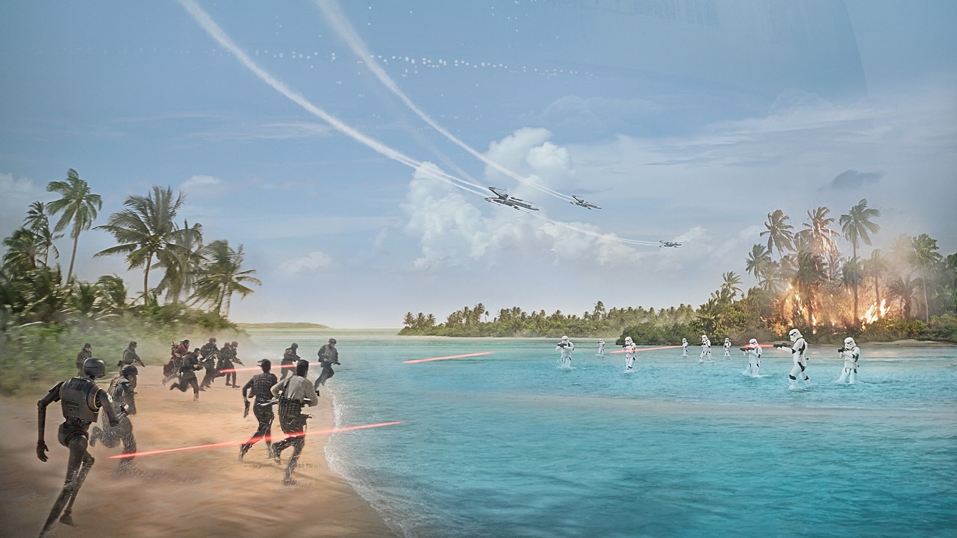 suna, Star Wars, spin-off, movie, 1080P, rebel, Rogue One, film, Rogue One: A Star Wars Story, stormtroopers, sand, cinema, HD Wallpaper