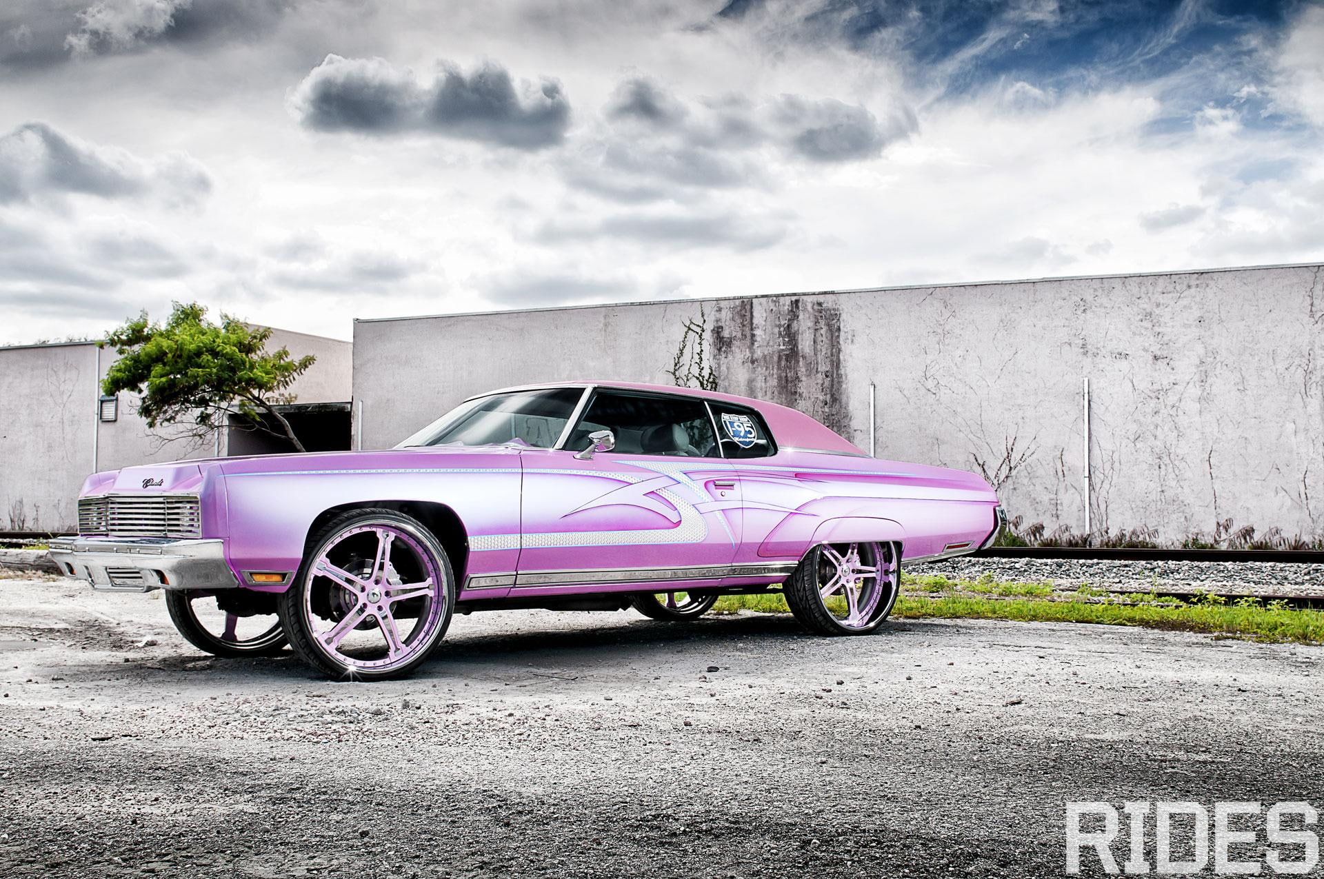 think, custom wheels, 1080P, cars, pink, classic, bowtie, HD Wallpaper