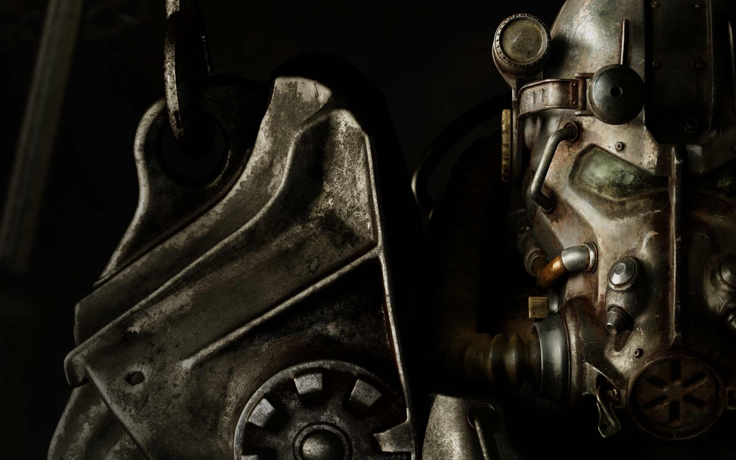 industry, paladin, digital, game, portrait, mode of transportation, full frame, technology, no people, Fallout, backgrounds, metal, Games, connection, indoors, HD Wallpaper