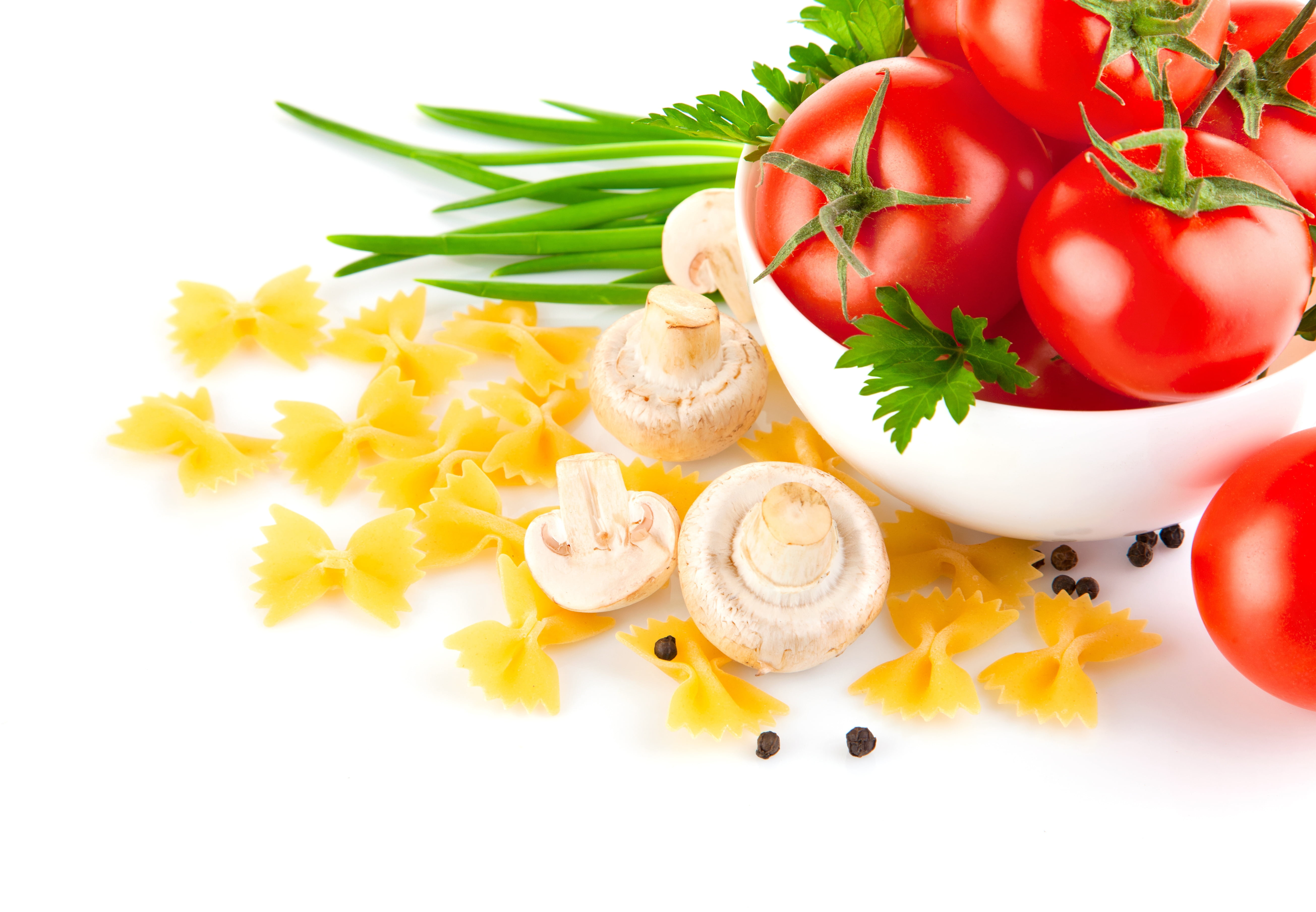 tomato, raw Food, studio shot, cherry tomato, wellbeing, close-up, nature, greens, spaghetti, cooking, fruit, garlic, parsley, tomatoes, pasta, mushrooms, HD Wallpaper