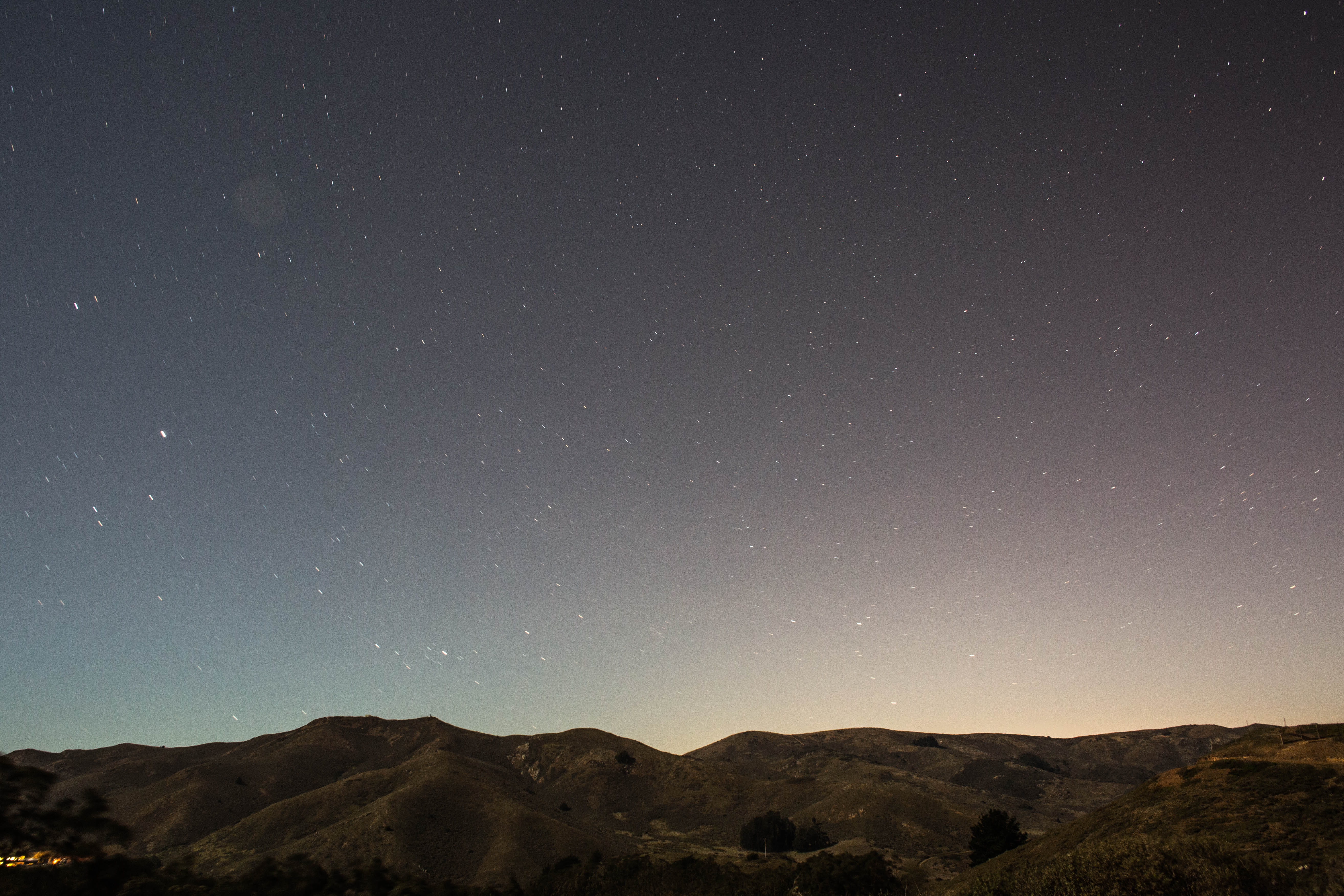 galaxy, star - space, tranquility, star, united states, mountain range, marin headlands, hills, 5K, space, sky, environment, tranquil scene, marin county, HD Wallpaper