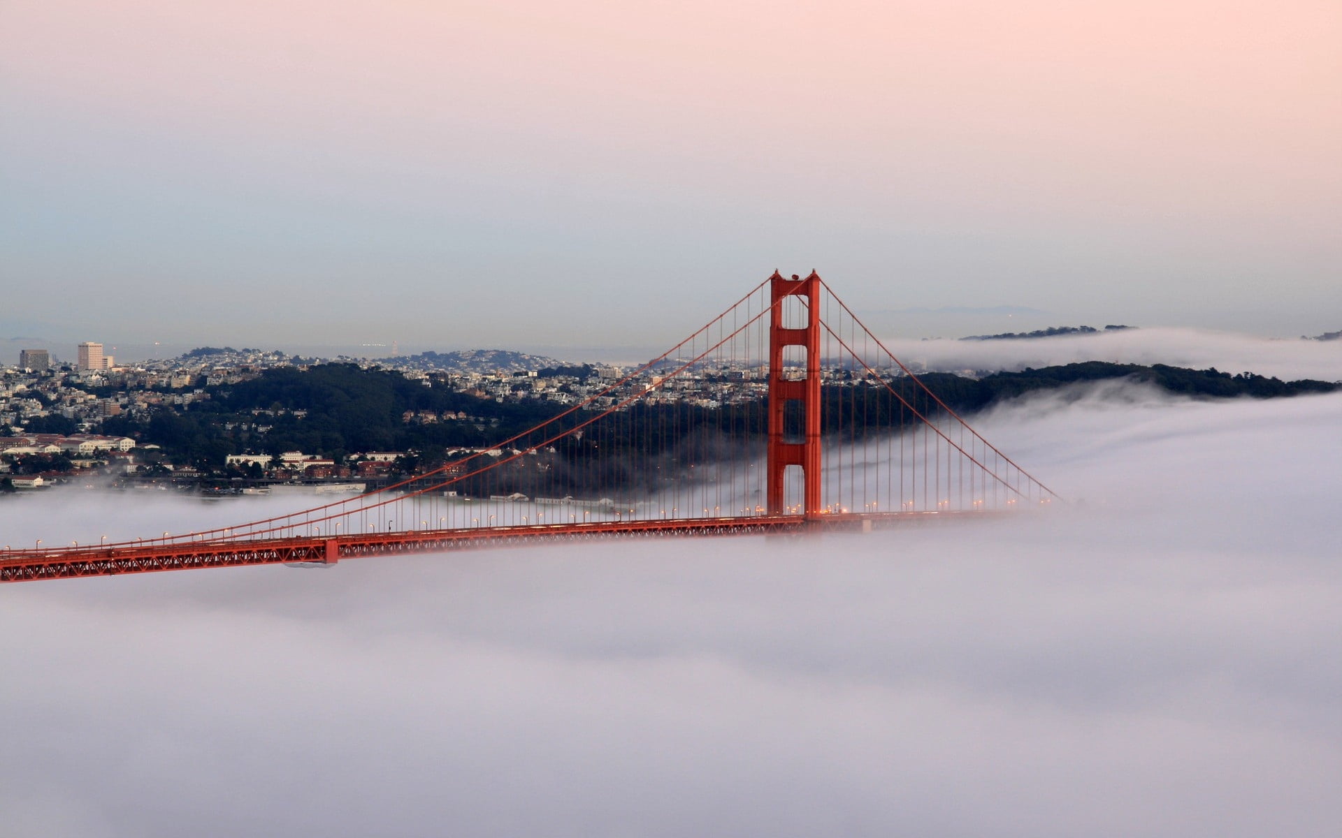 nature, northern California, cityscape, no People, urban Skyline, traffic, uSA, night, engineering, 1080P, city, built Structure, sunset, san Francisco Bay Area, HD Wallpaper