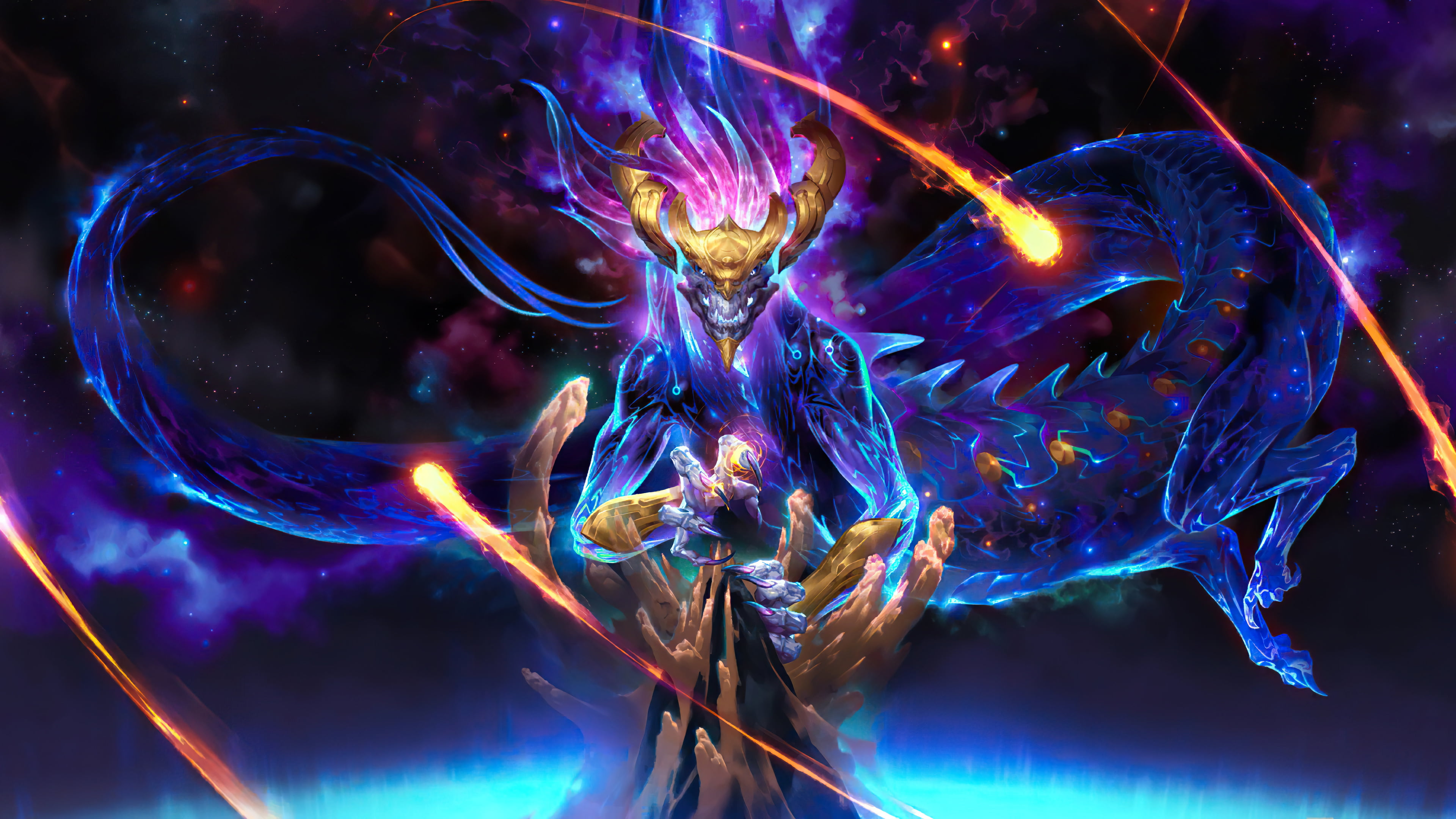 League of Legends, PC gaming, 4K, Aurelion Sol, HD Wallpaper