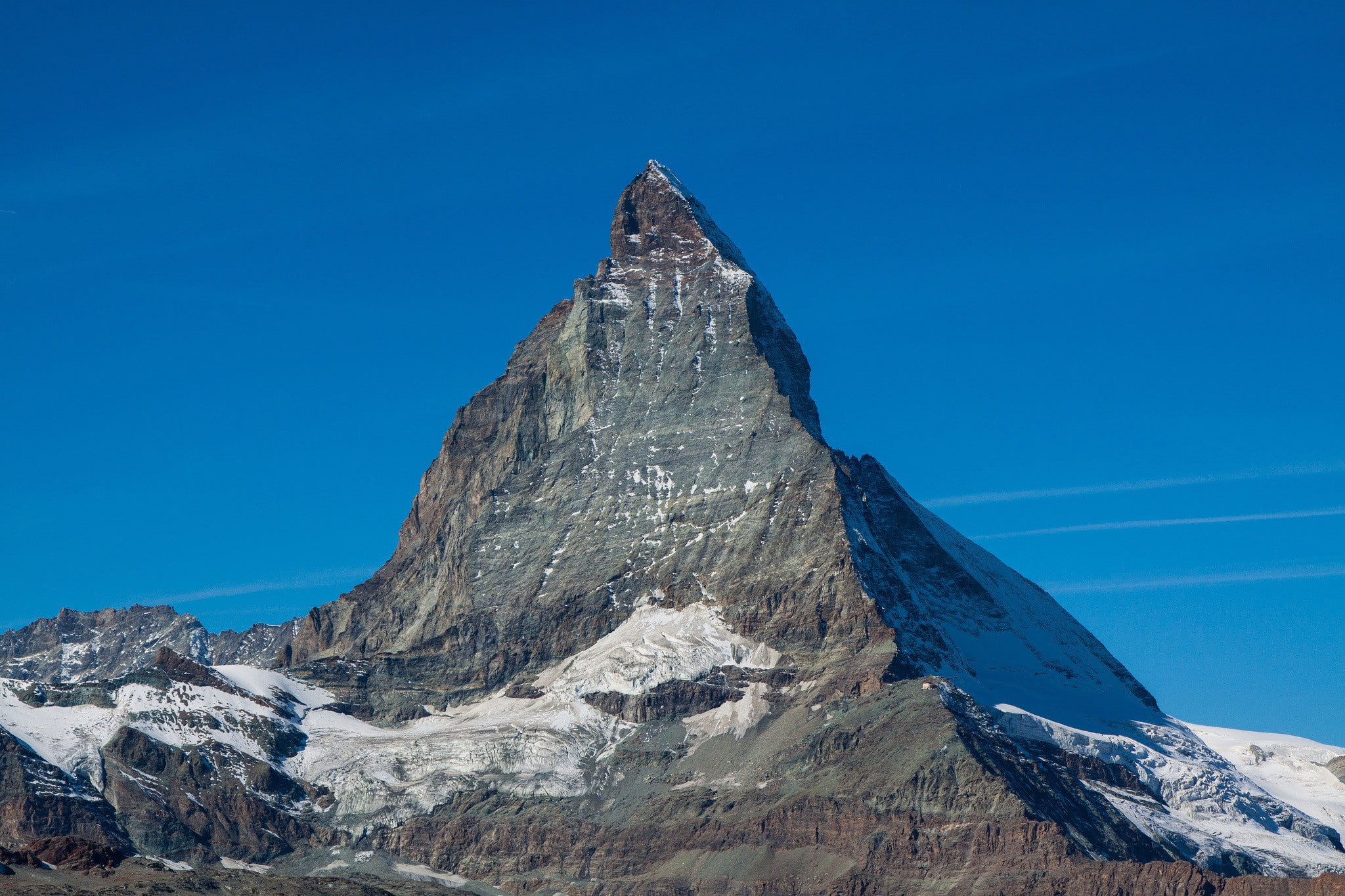 sky, Mountain, snow, Switzerland, Alps, 1080P, Matterhorn, HD Wallpaper
