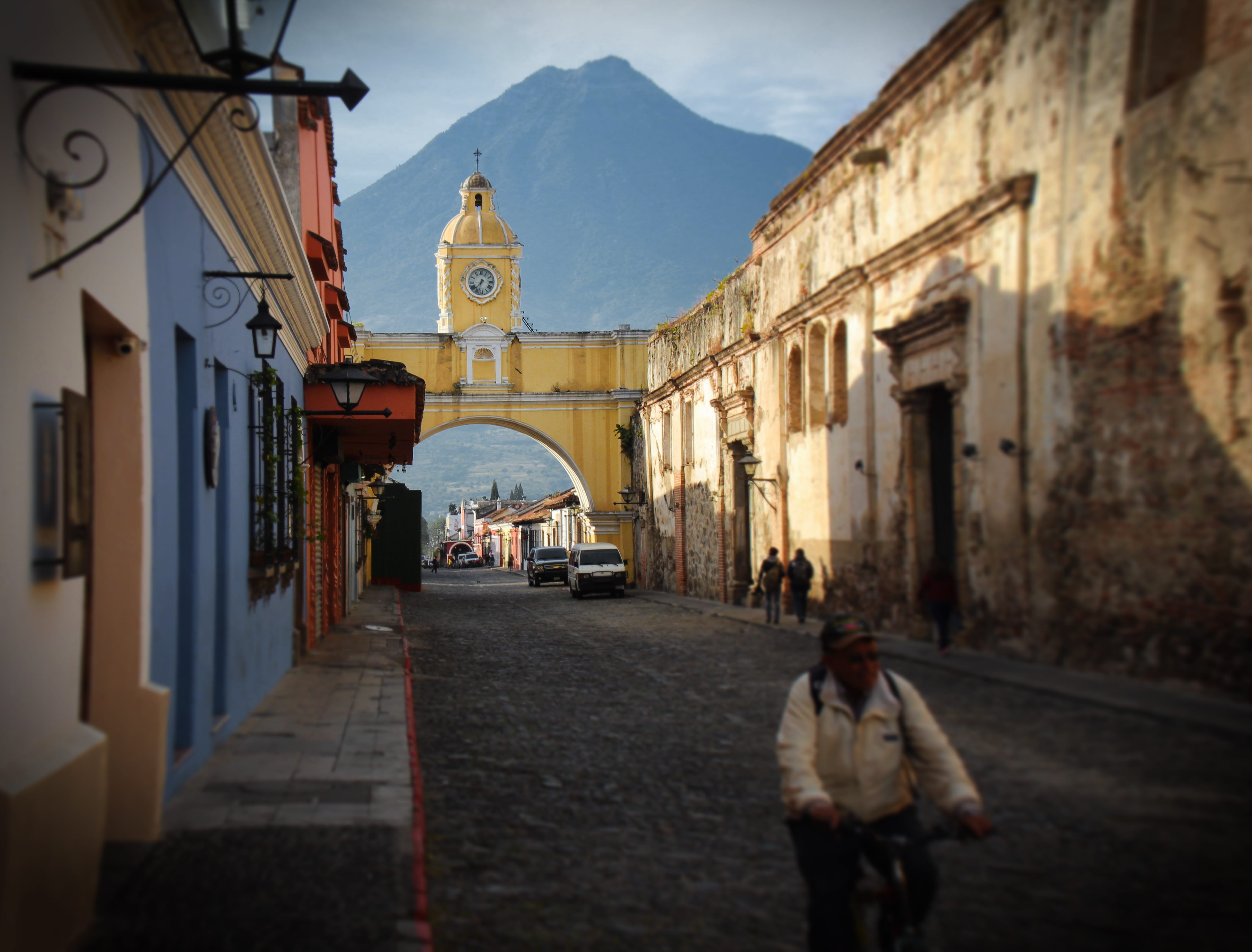 antigua, adventure, cultures, italy, morning, guatemala, bike, urban Scene, old, cobblestone, travel Destinations, street, church, building Exterior, mediterranean Culture, HD Wallpaper