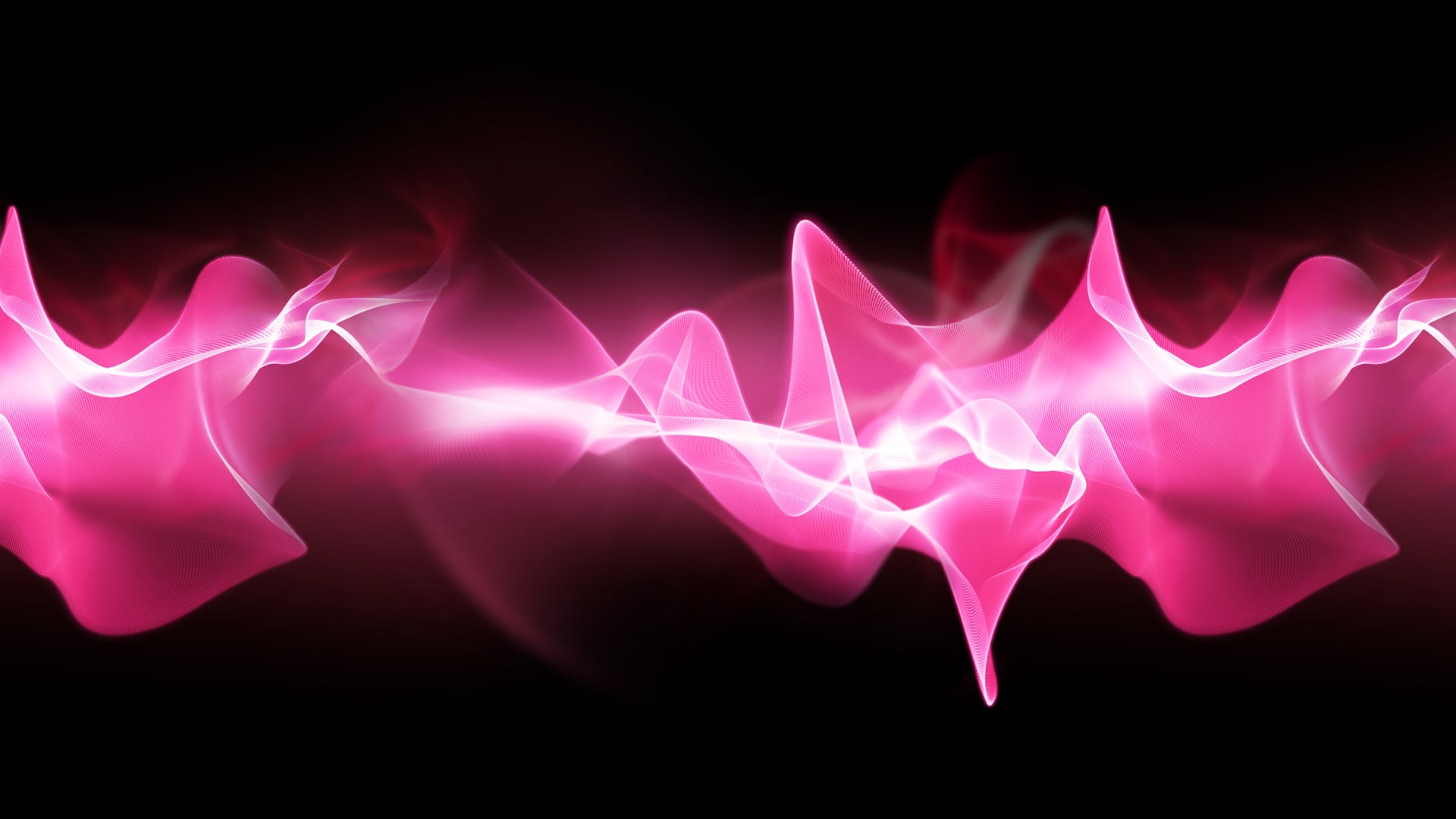 flowing, swirl, light - Natural Phenomenon, backdrop, no people, 1080P, decoration, laser, changing form, pink, creativity, illustration, curve, dark, HD Wallpaper