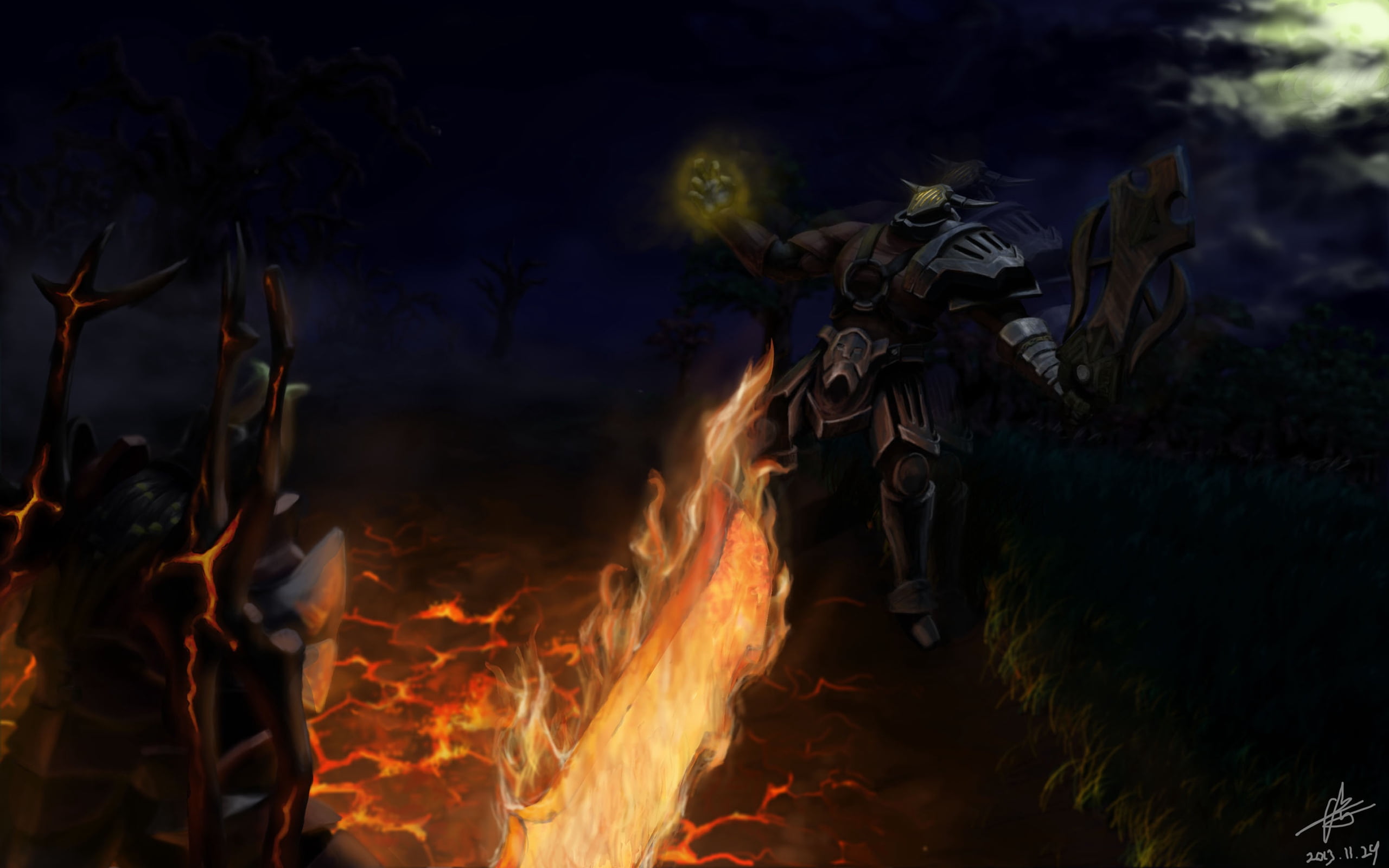heat - Temperature, real people, black Color, men, danger, wallapper, fire - Natural Phenomenon, leisure activity, firewood, digital, battle, doom, inferno, HD Wallpaper