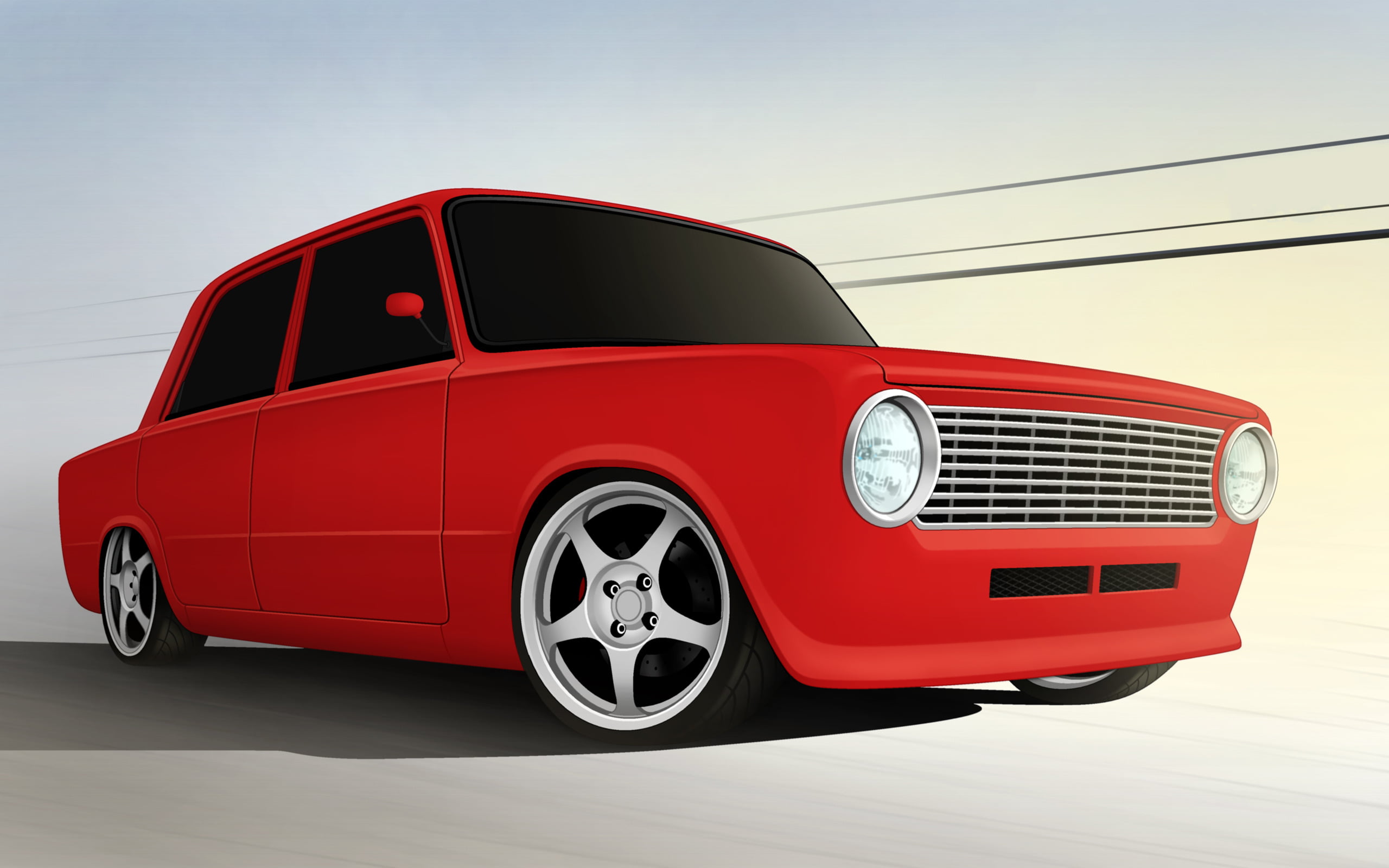 front View, elegance, digital, grille, chrome, red, tuning, shiny, speed, wealth, classic, mode of transportation, no People, silver colored, wallapper, HD Wallpaper