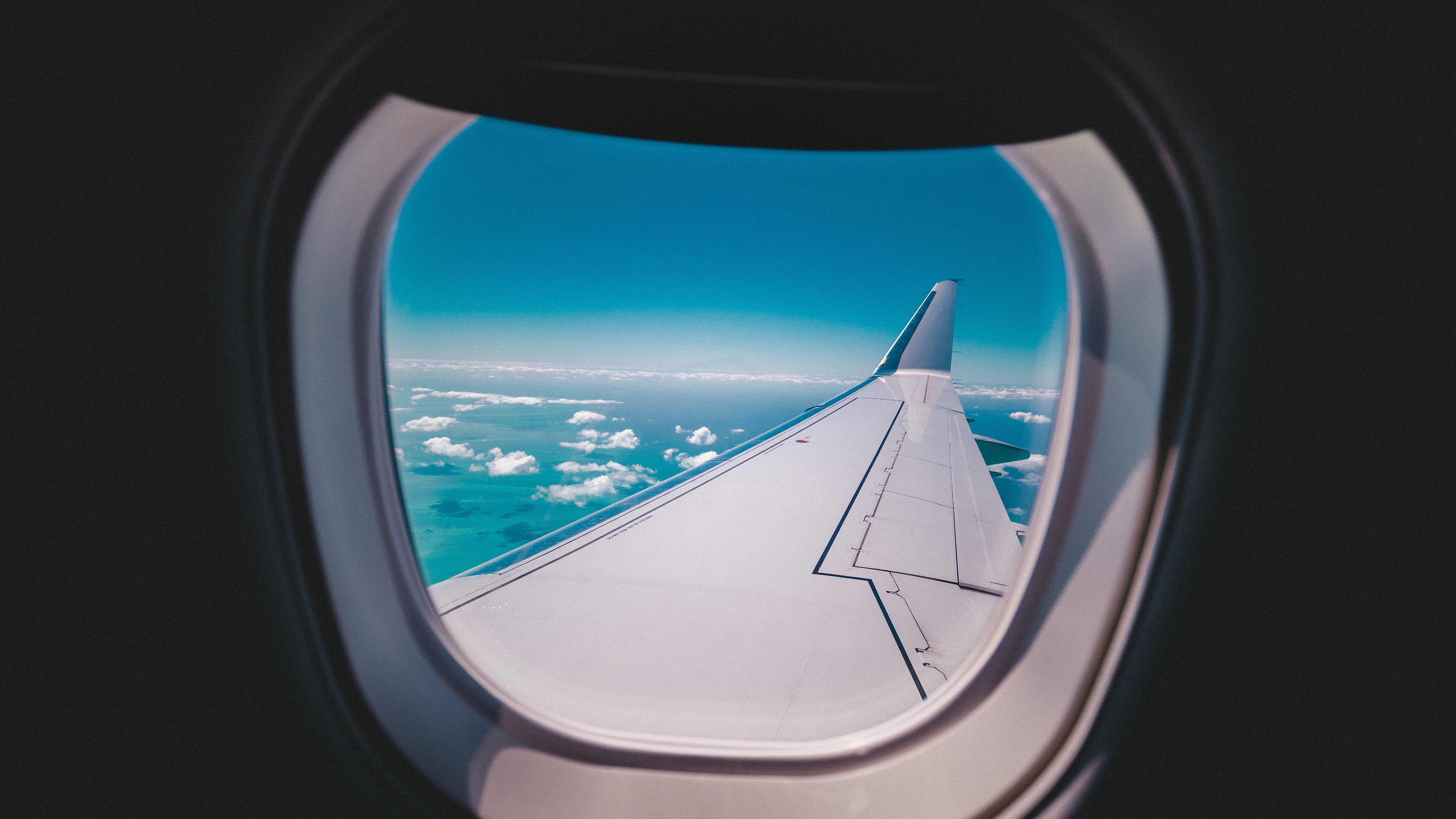 photography, airplane, window, 4K, Jakob Owens, HD Wallpaper