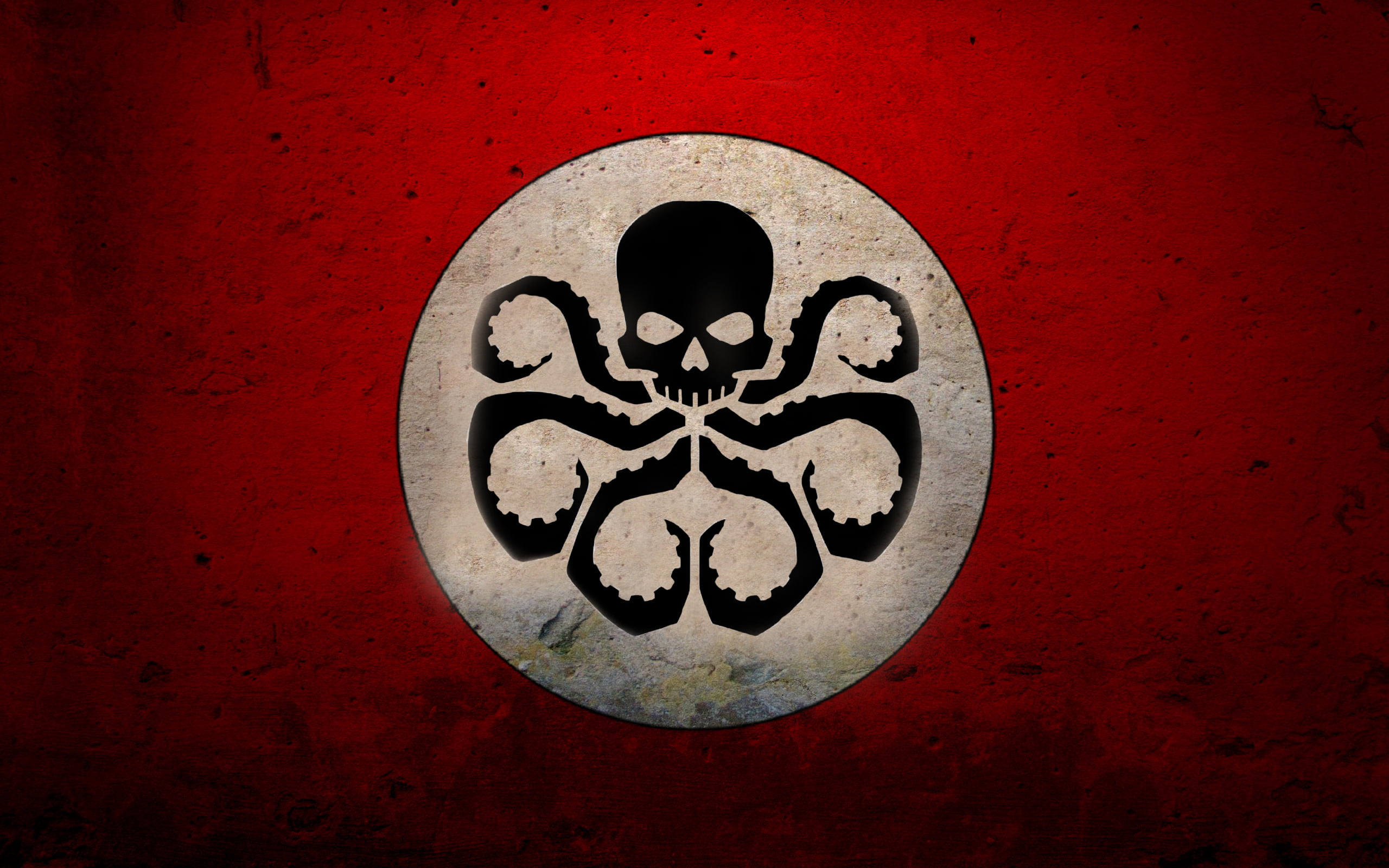 weathered, 2K, marvel, warning symbol, shape, abstract, wall - building feature, human representation, art and craft, flag, close-up, day, old, also Hydra symbol, HD Wallpaper