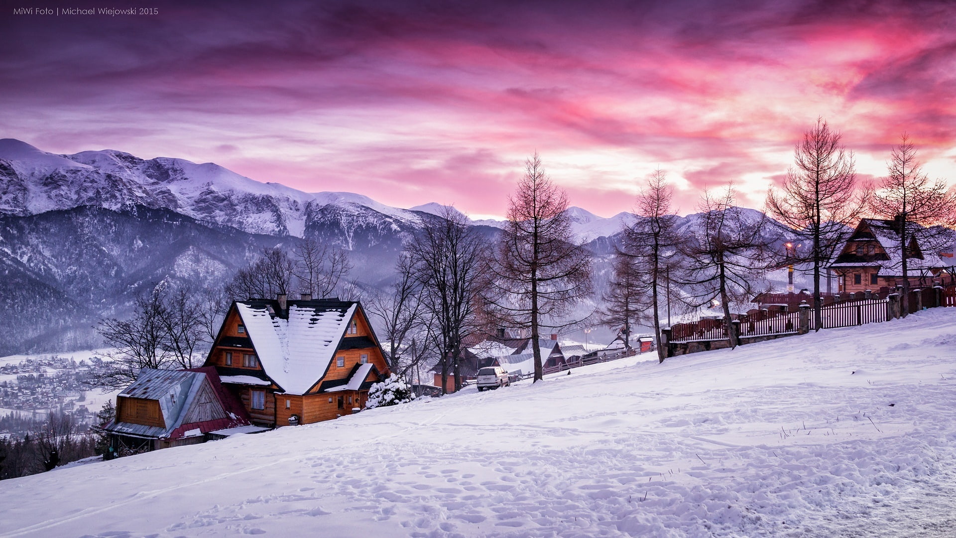 winter, home, Poland, 1080P, Zakopane, snow, HD Wallpaper
