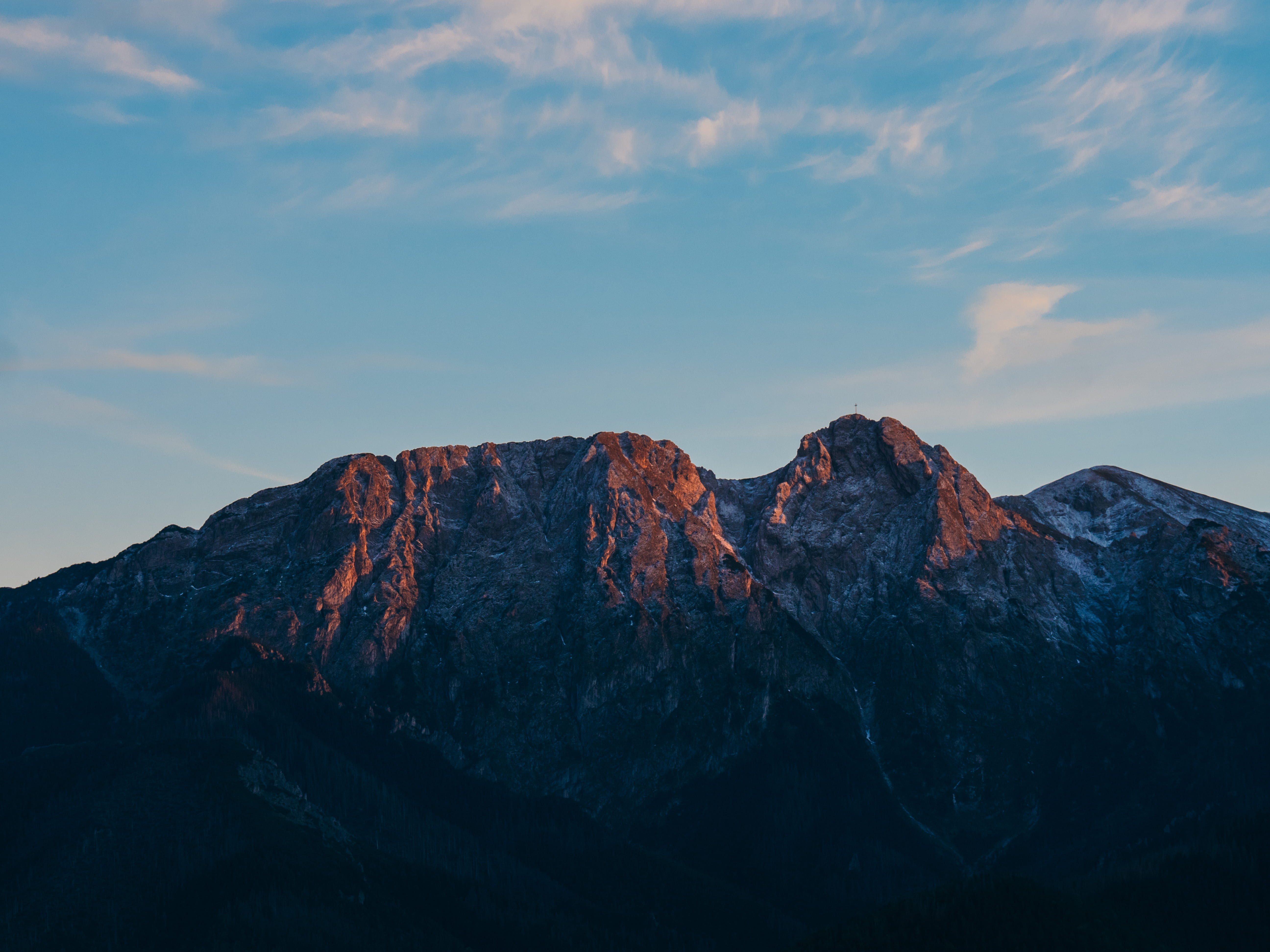 mountain, cloud - sky, grey, environment, zakopane, eroded, formation, non-urban scene, peak, rock, nature, rock formation, tranquility, mountain range, HD Wallpaper