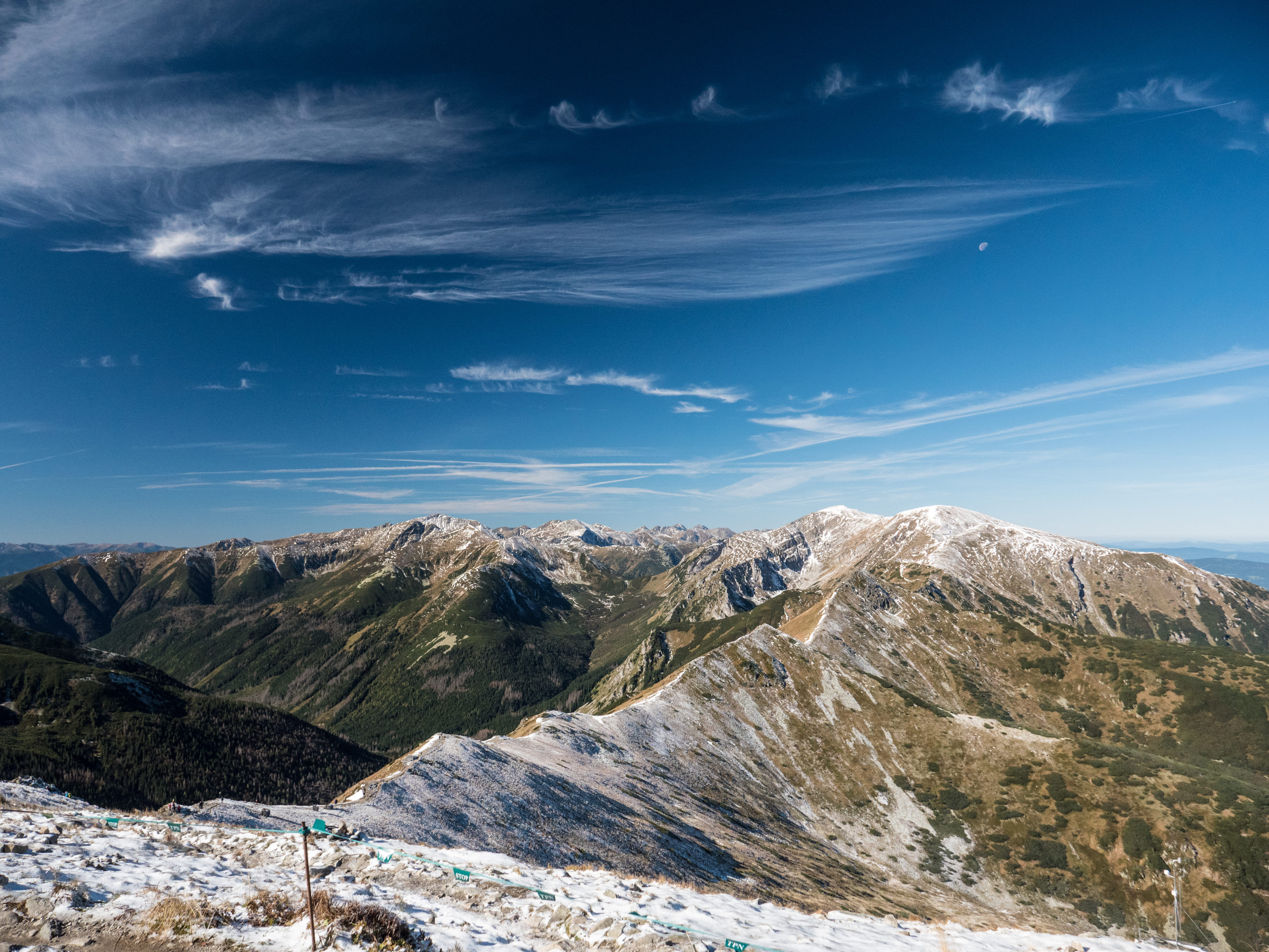 beauty in nature, ice, peak, dirt road, cold temperature, glacier, gravel, sky, zakopane, blue, environment, winter, no people, mountain range, day, poland, HD Wallpaper