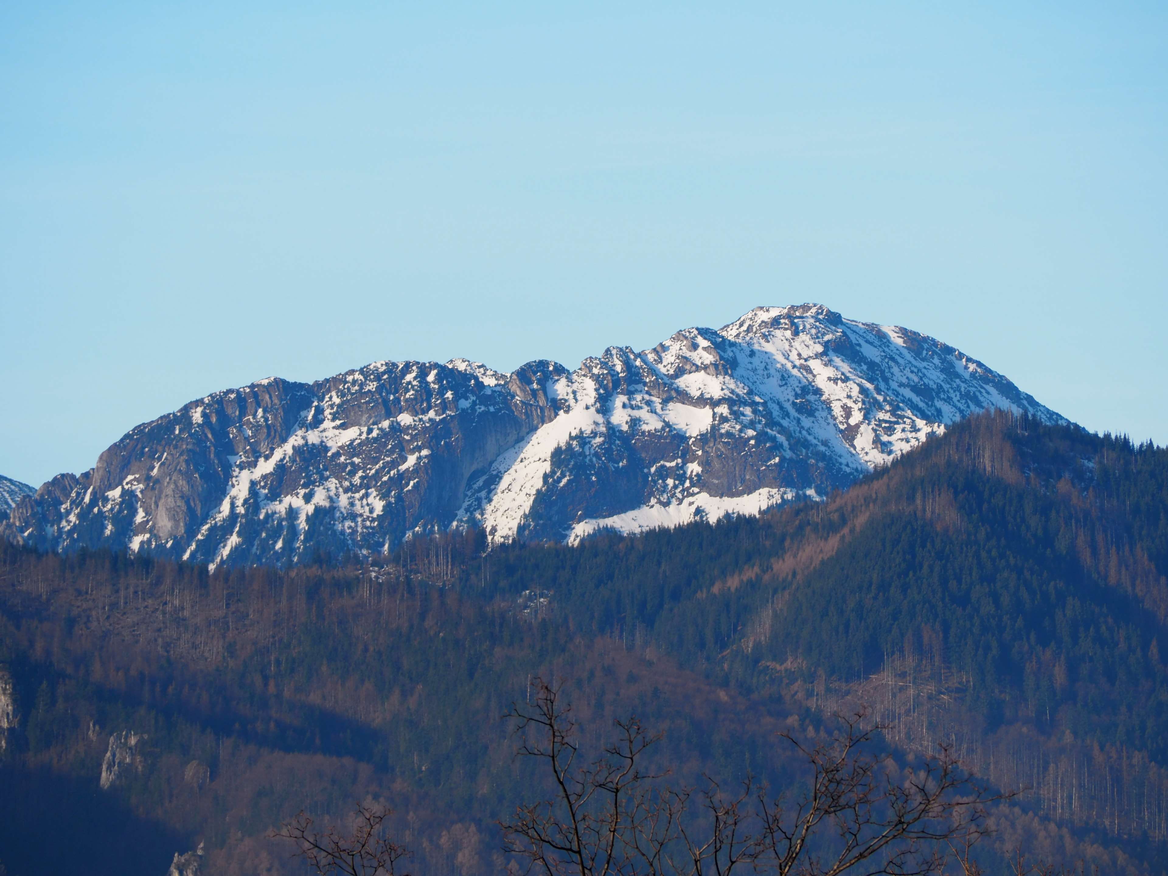 non-urban scene, landscape, zakopane, tatras, sky, nature, 4K, winter, day, tatra, poland, scenics - nature, mountain, blue, tranquil scene, clear sky, HD Wallpaper