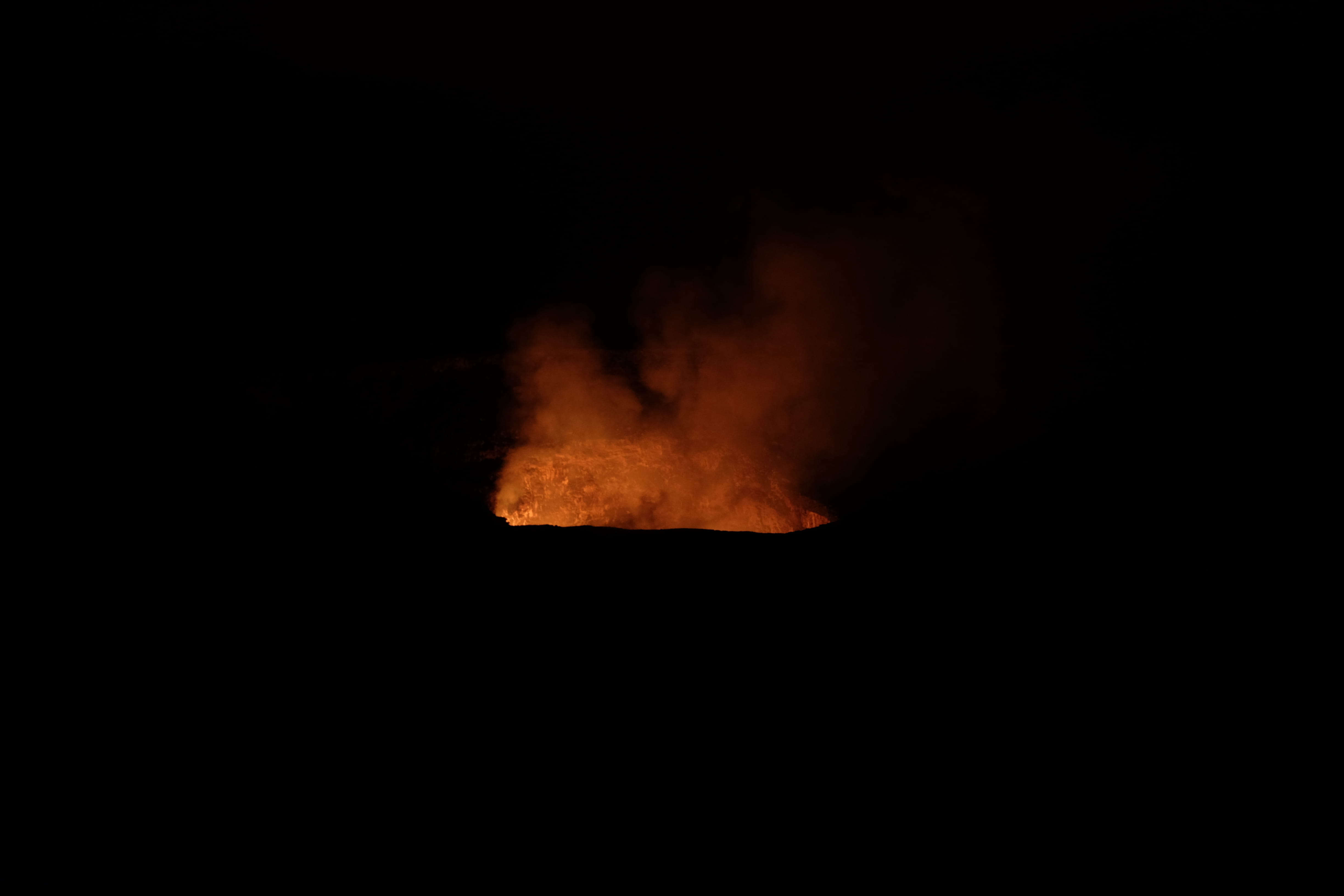 outdoors, forest fire, land, crystal, kilauea, night, erupting, ground, bonfire, volcano, studio shot, communication, smoke - physical structure, fire - natural phenomenon, HD Wallpaper