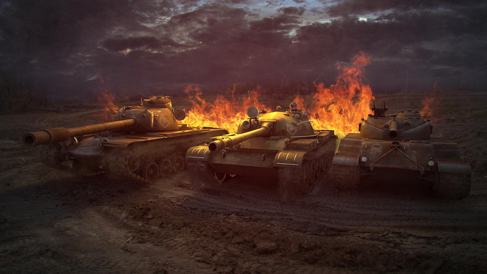 world, 3d graphics, te, 1080P, bat, chatillon, fire, world of tanks, t, tanks, games, d, graphics, tanks from games, HD Wallpaper