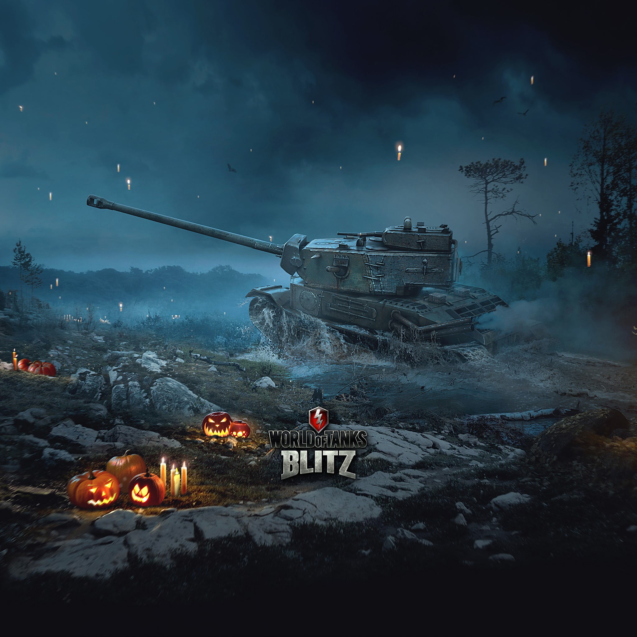 dusk, illuminated, snow, no people, built structure, cold temperature, mode of transportation, 1080P, mountain, night, Wargaming net, World of tanks, sky, Phone HD Wallpaper
