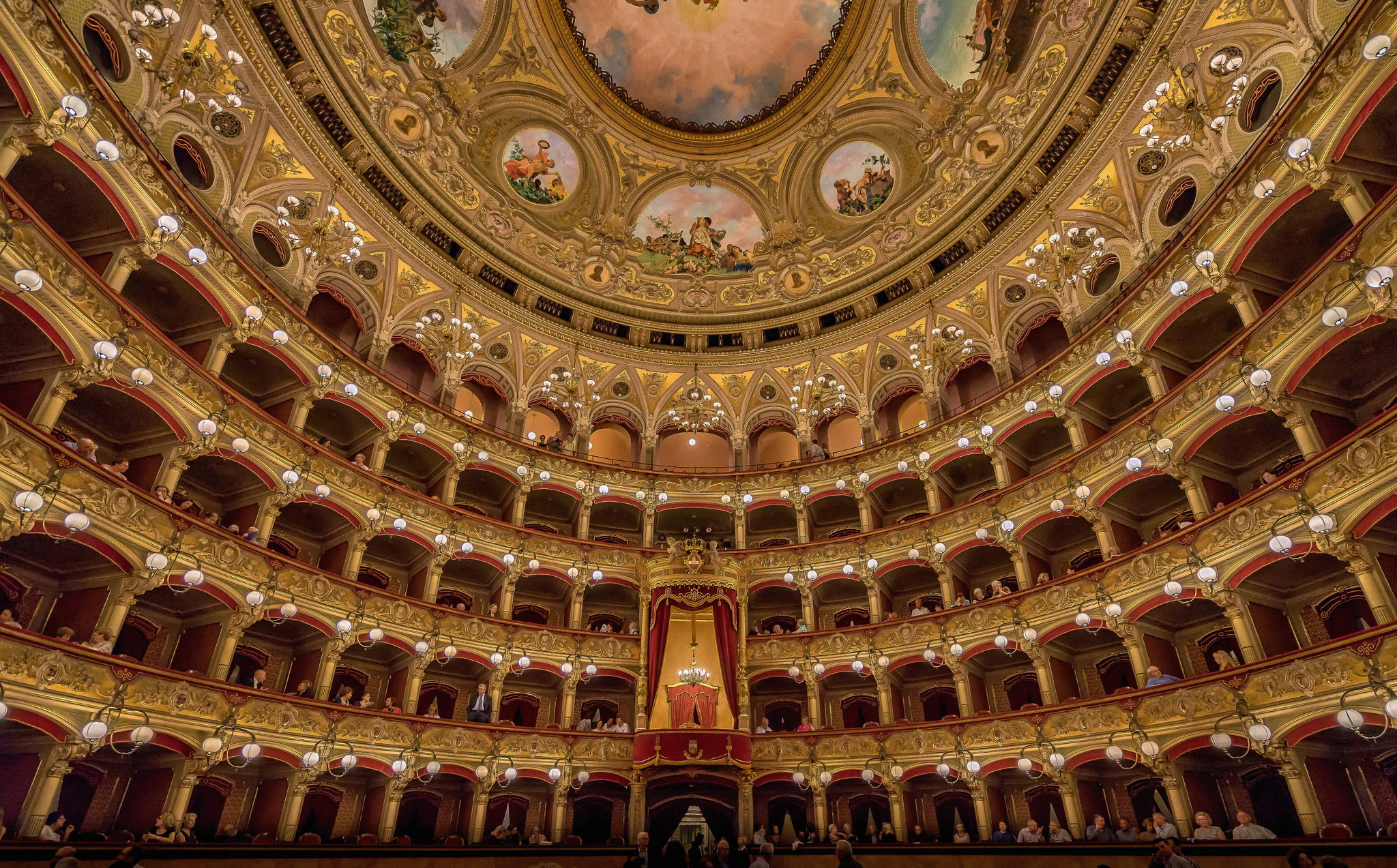 Catania, Opera, 1080P, The Teatro Massimo Bellini, Sicily, Italy, HD Wallpaper