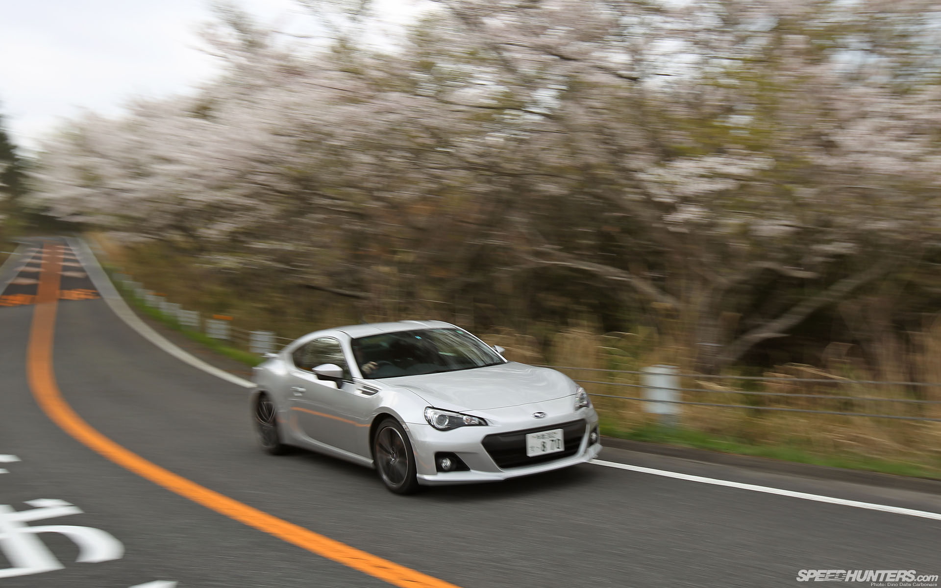 cars, motion, 1080P, hd, road, blur, brz, subaru, HD Wallpaper