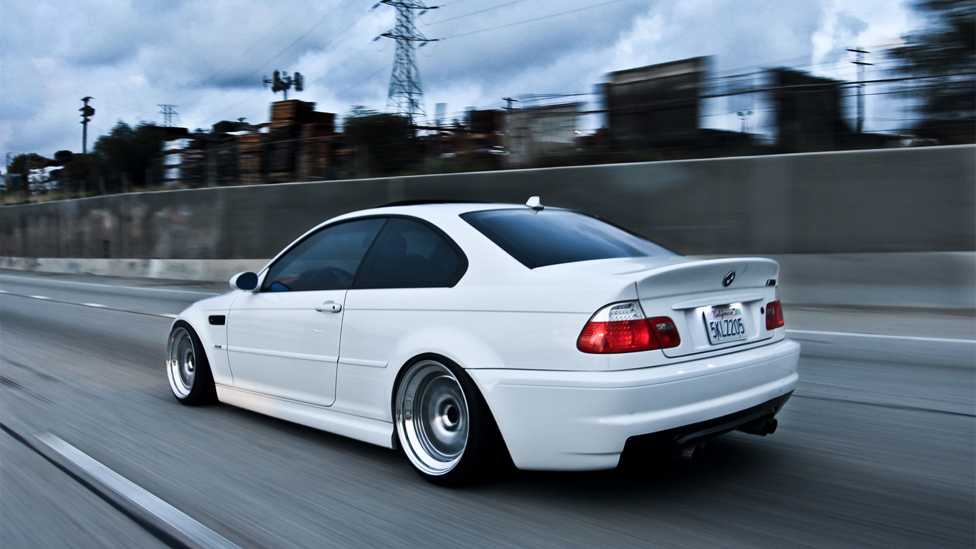 1080P, blur, cars, motion, m3, hd, bmw, m, HD Wallpaper