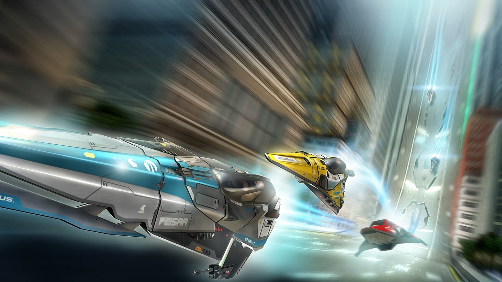 1080P, Wipeout, Wipeout 2048, HD Wallpaper
