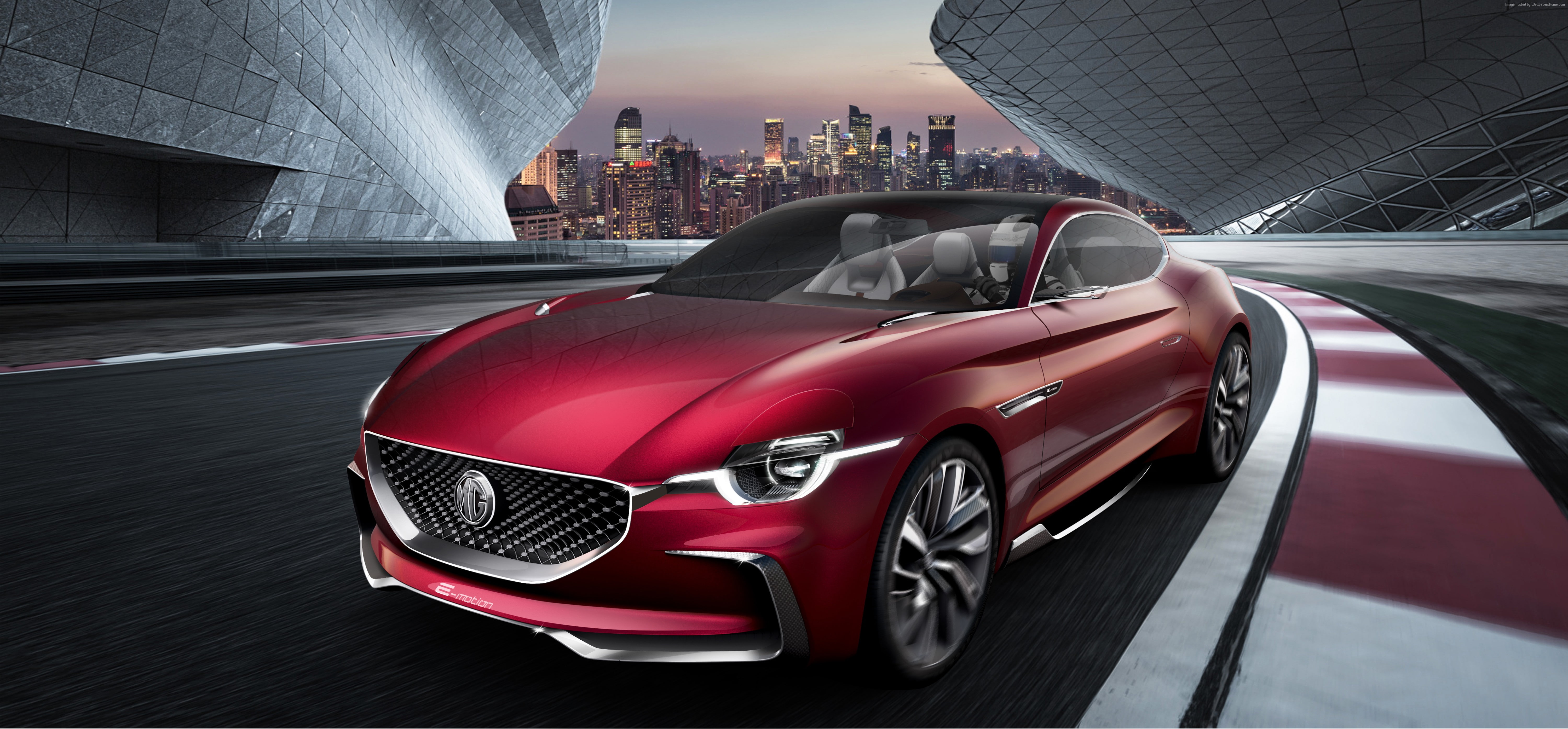 5K, electric cars, MG E-Motion, 2020 Cars, 6k, HD Wallpaper