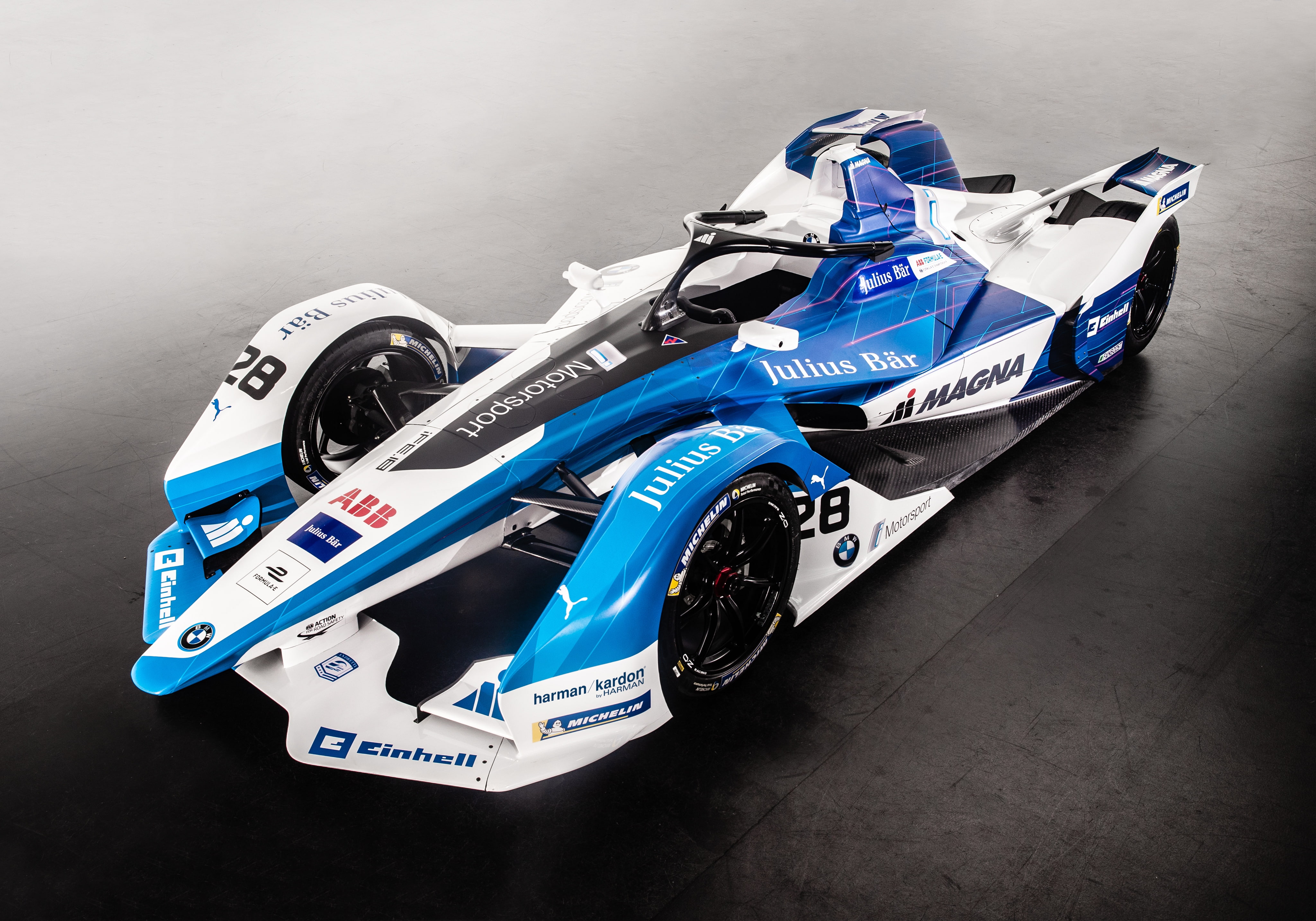 Formula E racing car, 4K, BMW iFE.18, Electric Race Cars, 4K, HD Wallpaper