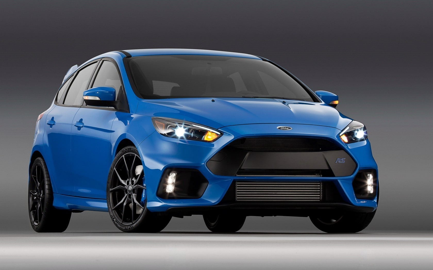 ford, 720P, ford focus rs, rs, blue, focus, HD Wallpaper