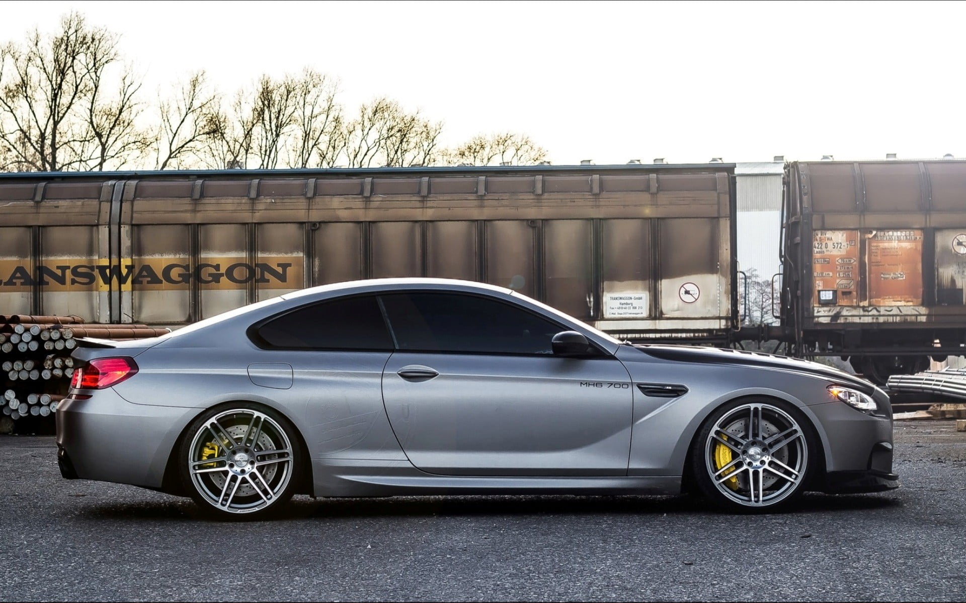 motor vehicle, day, Manhart, transportation, mode of transportation, metal, Manhart BMW MH6 700, sky, street, land vehicle, outdoors, car, no people, BMW, HD Wallpaper