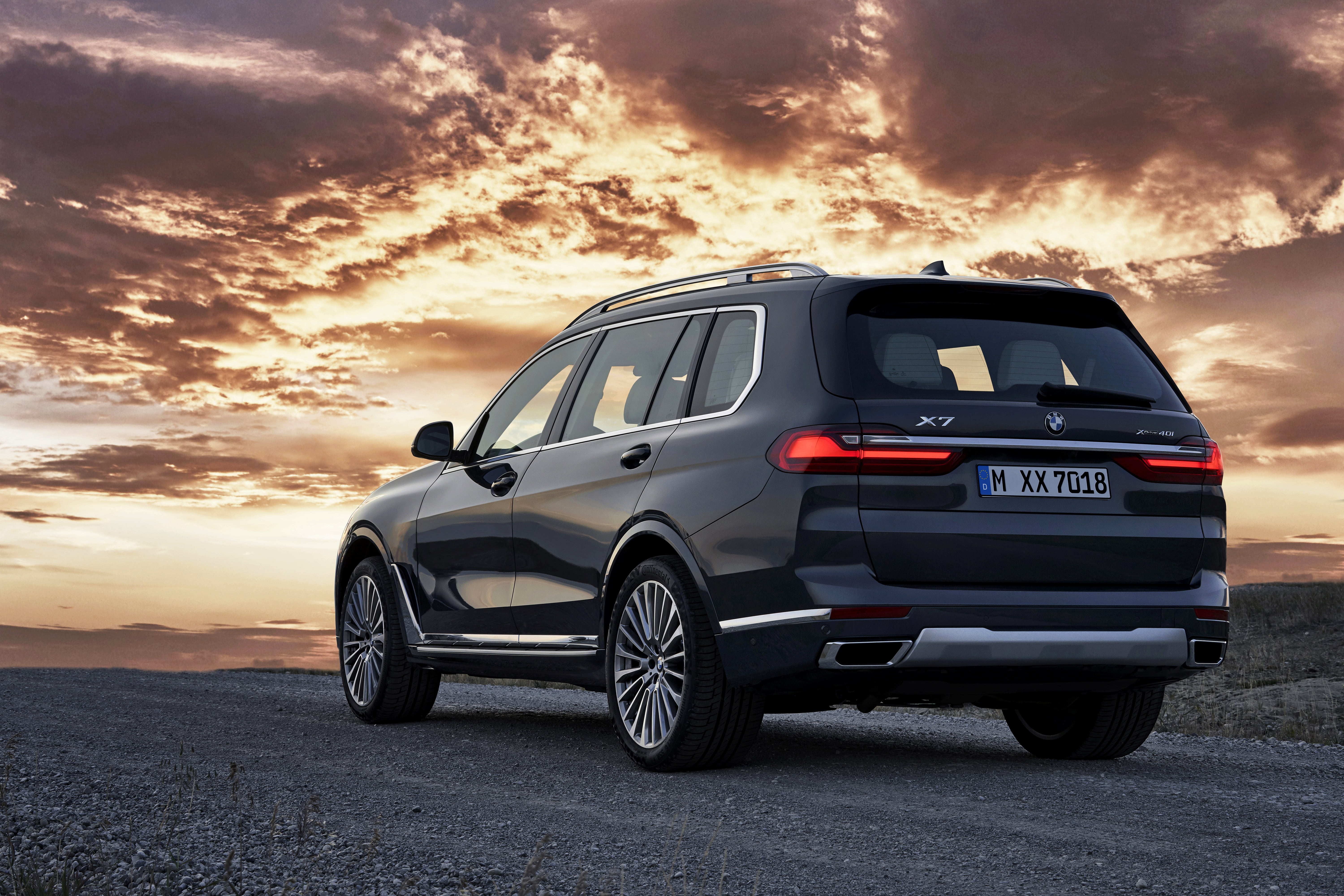 2019, 2018, the evening, crossover, BMW, 5K, X7, on the road, SUV, BMW X7, G07, HD Wallpaper