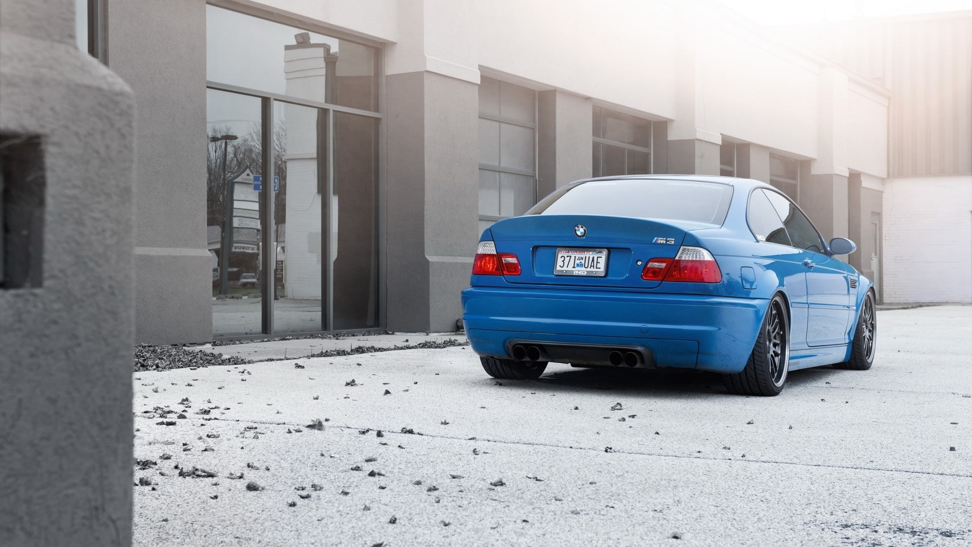 wheel, architecture, no people, nature, car, retro styled, building, day, BMW M3, e46, outdoors, motor vehicle, building exterior, vintage car, communication, HD Wallpaper