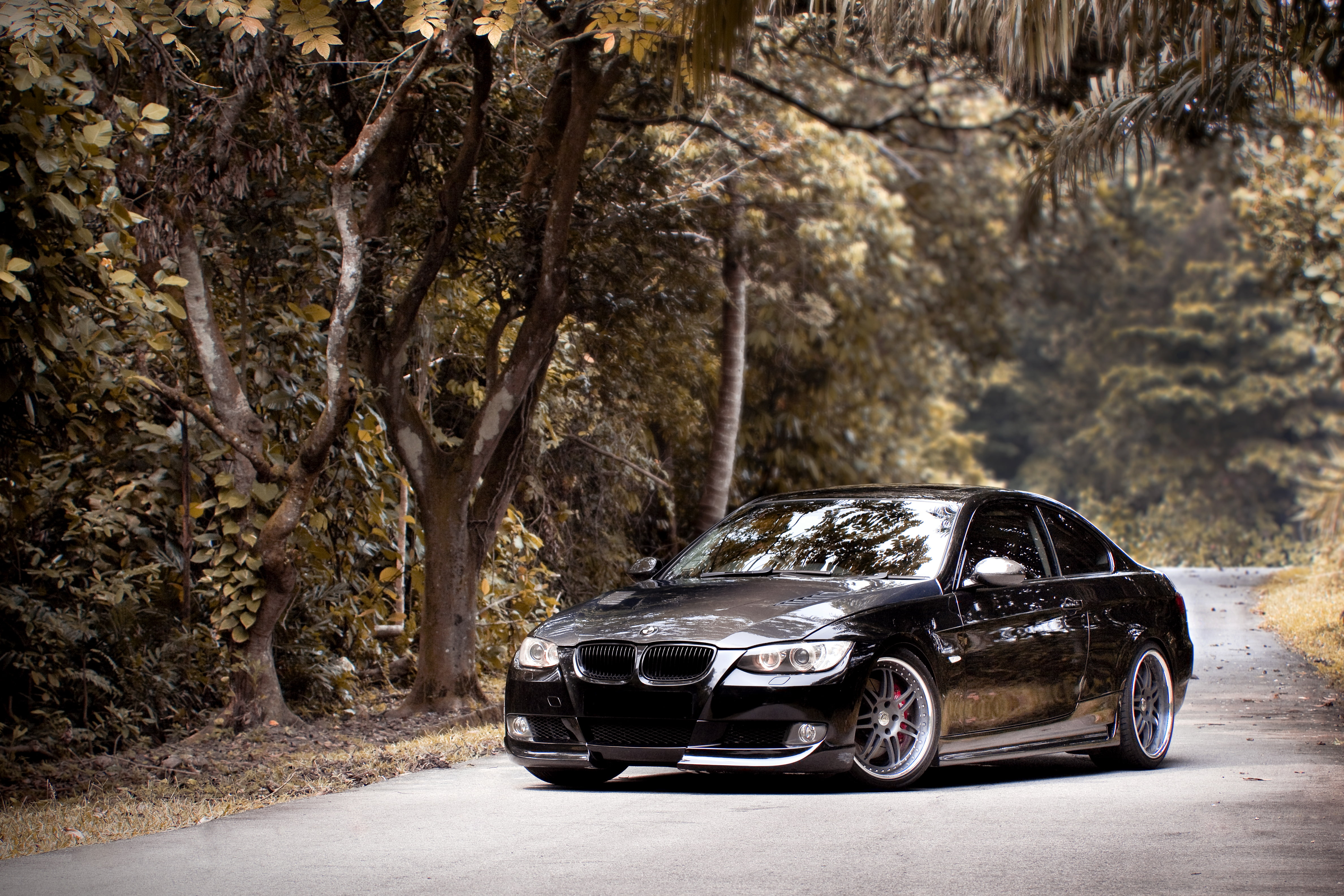 black Color, road, driving, shock Absorber, 335i, low Profile Tires, outdoors, e92, crossover Utility Vehicle, nature, sports Race, luxury, sport, modern, HD Wallpaper