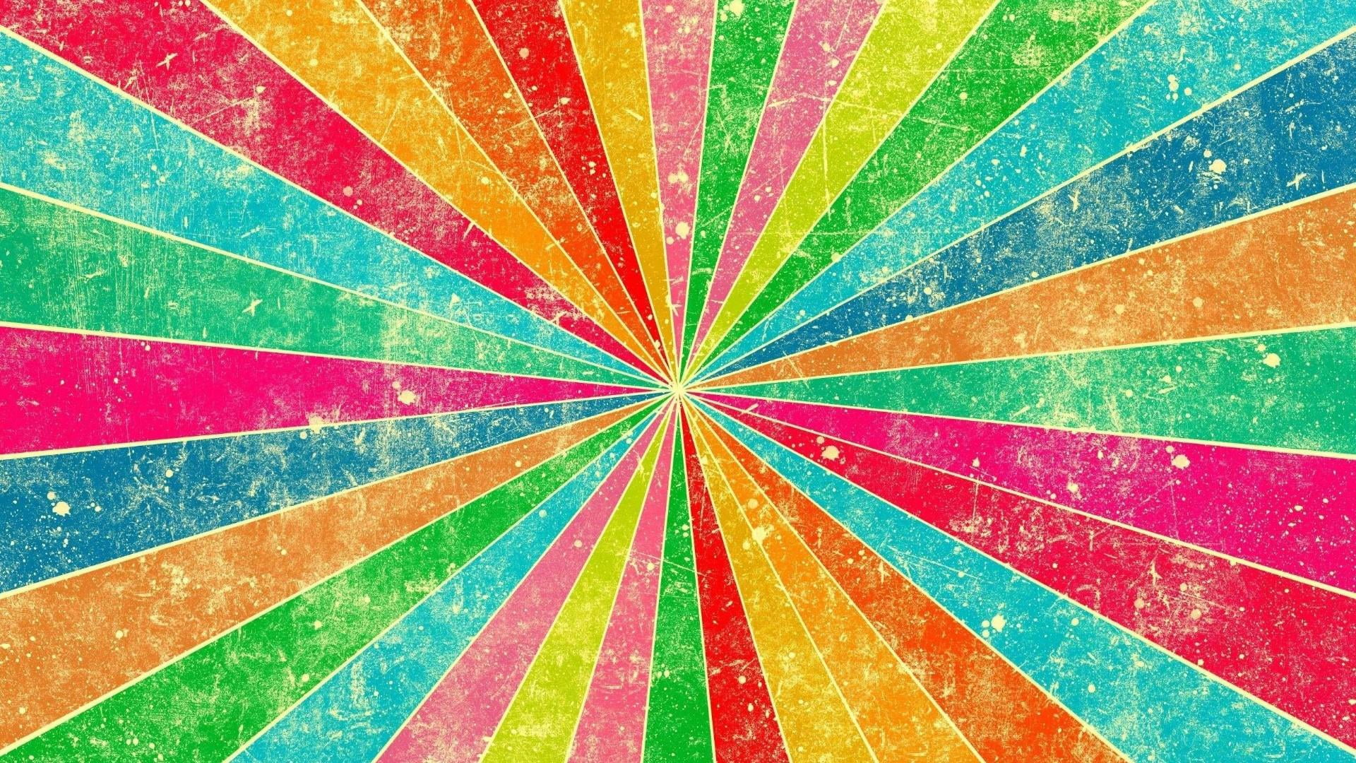 colors, 1080P, yellow, full frame, design, pattern, art and craft, colorfull, shape, outdoors, backgrounds, vibrant color, no people, creativity, middle, HD Wallpaper
