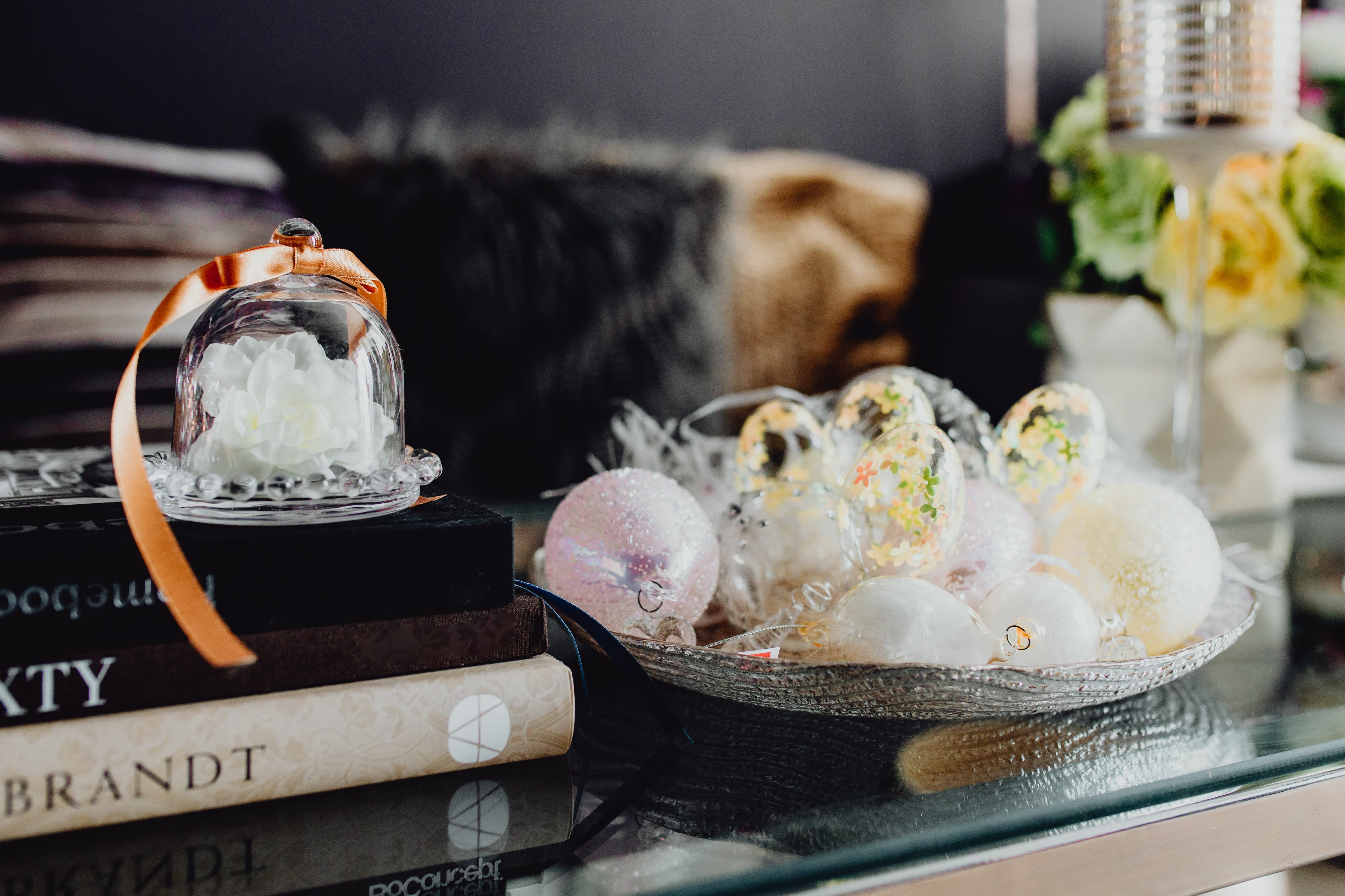 spring, colorfull, asian food, decor, container, dessert, easter, indoors, freshness, selective focus, close-up, sweet, flower, 4K, frozen, sweet food, HD Wallpaper