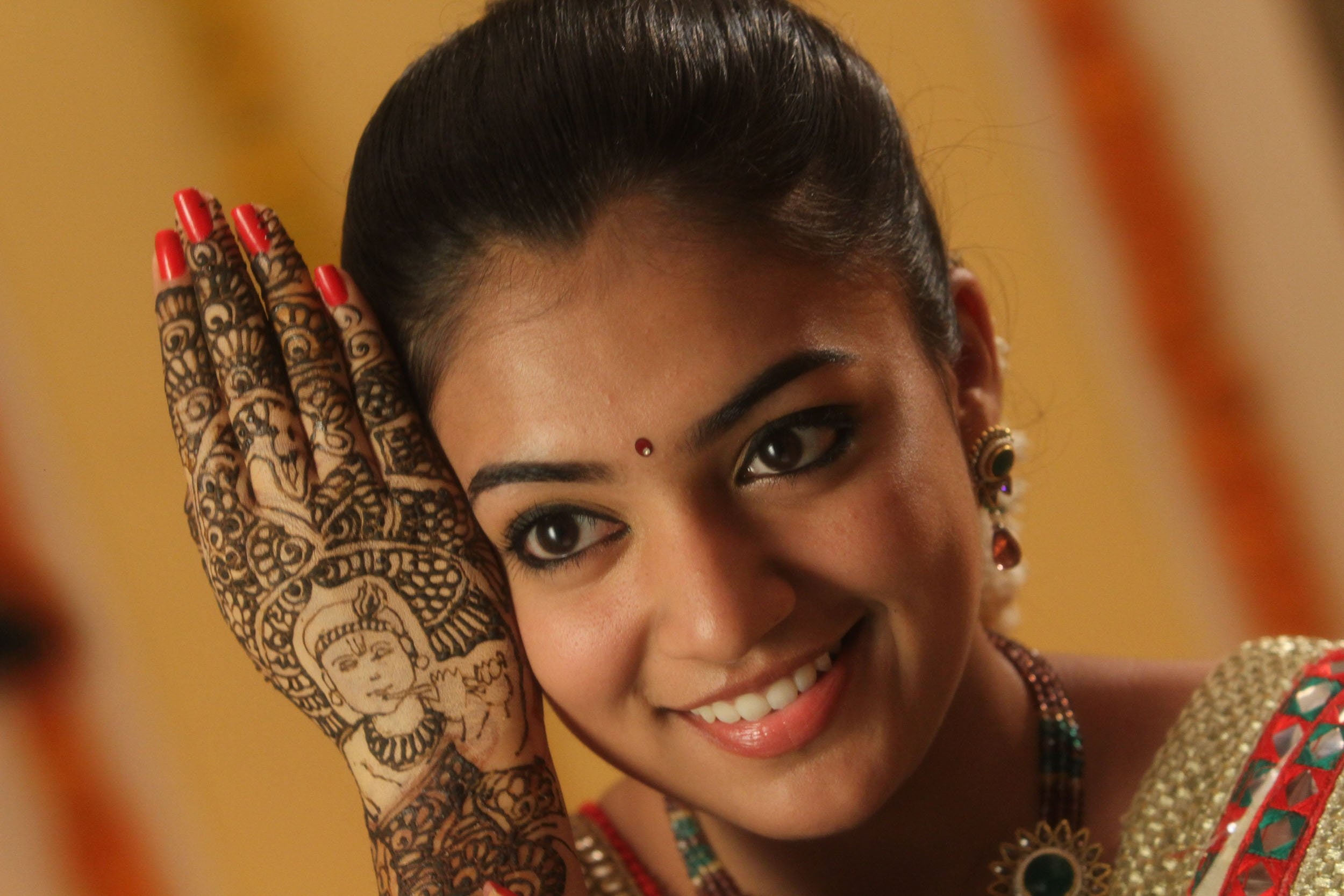 actress, 1080P, babe, nazriya, model, bollywood, indian, HD Wallpaper