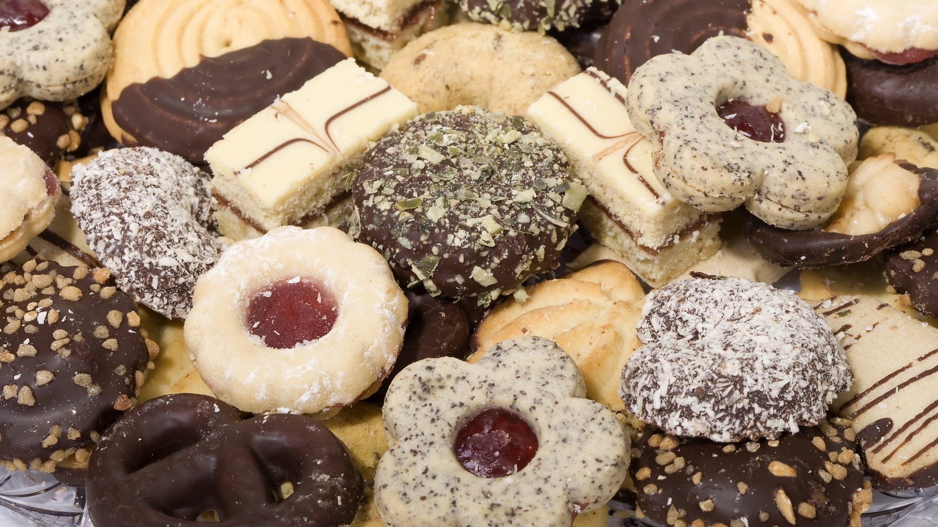 snack, freshness, indulgence, pretzel, food and drink, variation, sweet, still life, no people, dessert, powdered sugar, high angle view, temptation, chocolates, HD Wallpaper