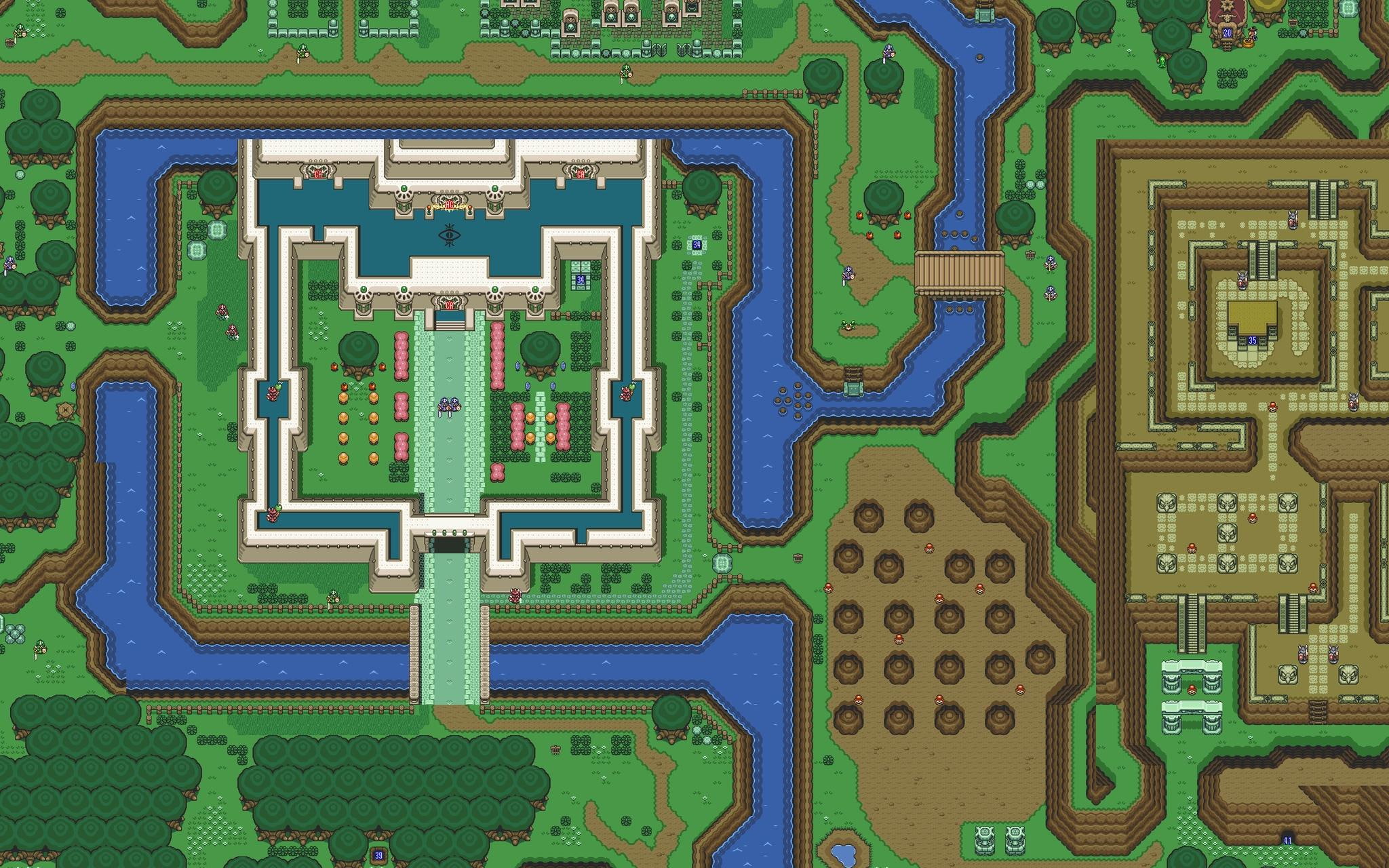 legend, 1080P, maps, pixelart, zelda, HD Wallpaper