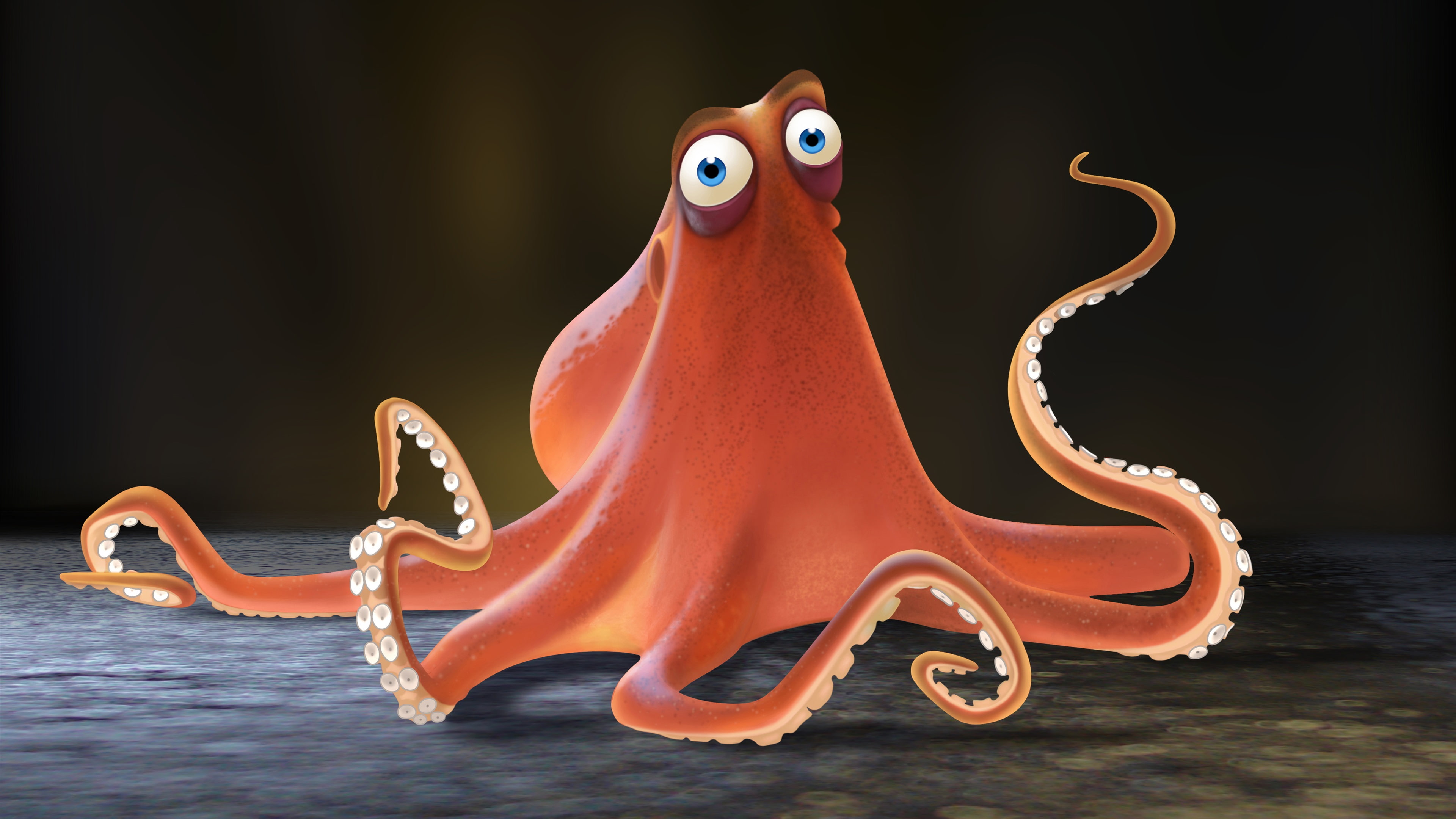4K, Finding, Hank, Dory, Movie, 2016, HD Wallpaper