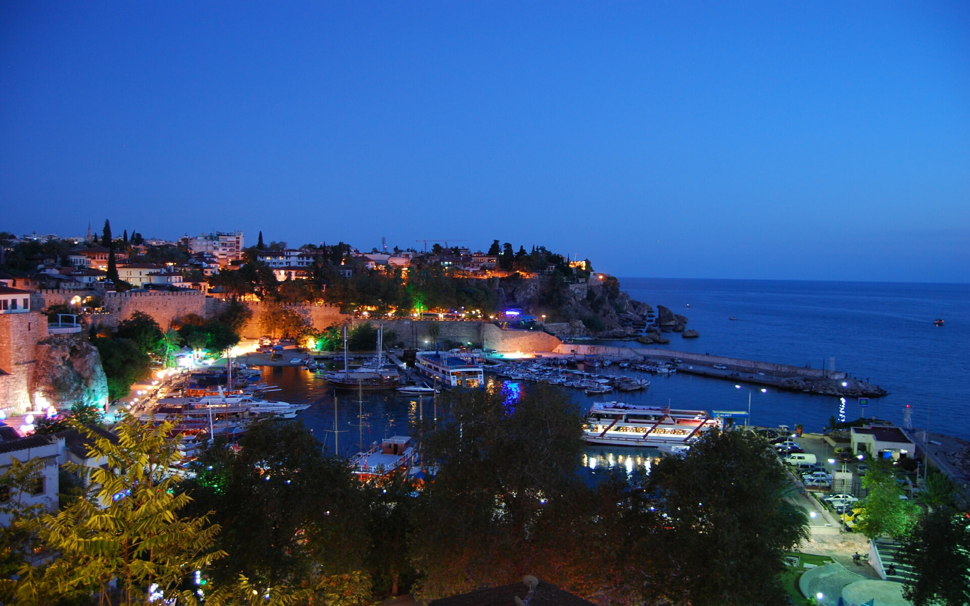 TURQUIA, beaches, 1080P, art, hd, nature, antalya, HD Wallpaper