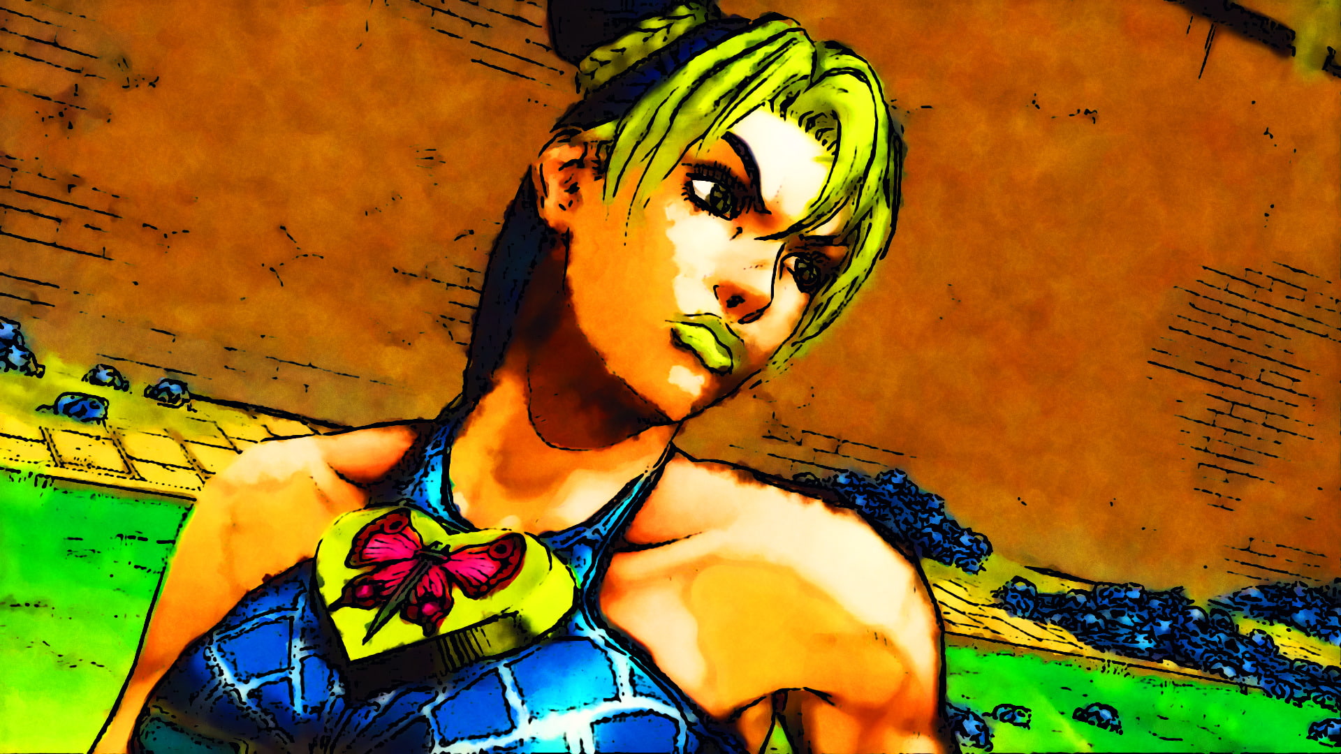 Jolyne Cujoh, Anime, 1080P, Jojos Bizarre Adventure, HD Wallpaper