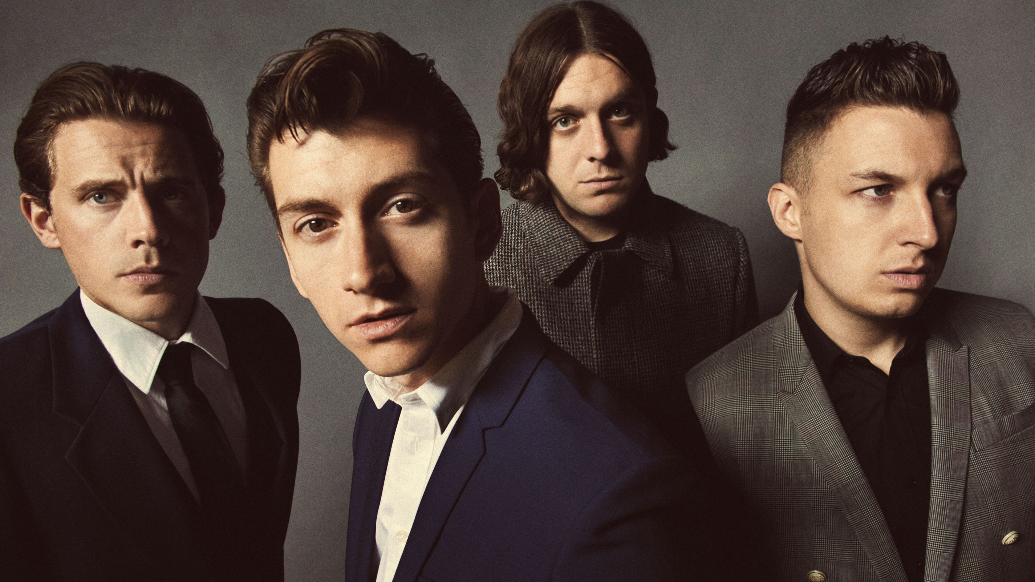 adult, men, well-dressed, people, Arctic Monkeys, males, digital composite, looking at camera, business person, suit, studio shot, serious, young adult, HD Wallpaper