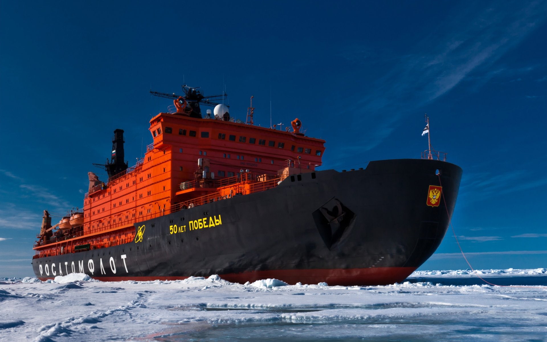 Icebreaker, 1080P, Vehicles, Ship, HD Wallpaper