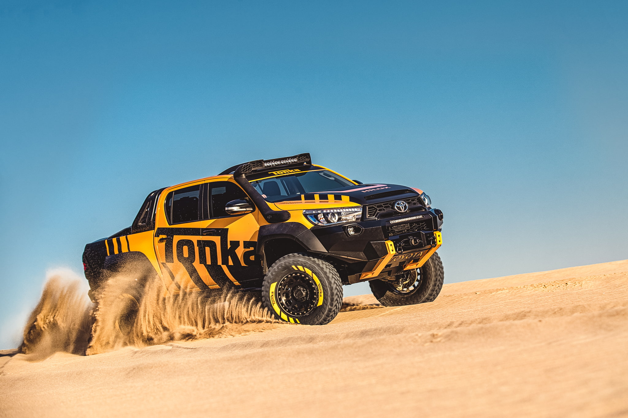 concept, custom, hilux, 1080P, truck, toyota, tonka, tuning, sr5, pickup, 4x4, HD Wallpaper