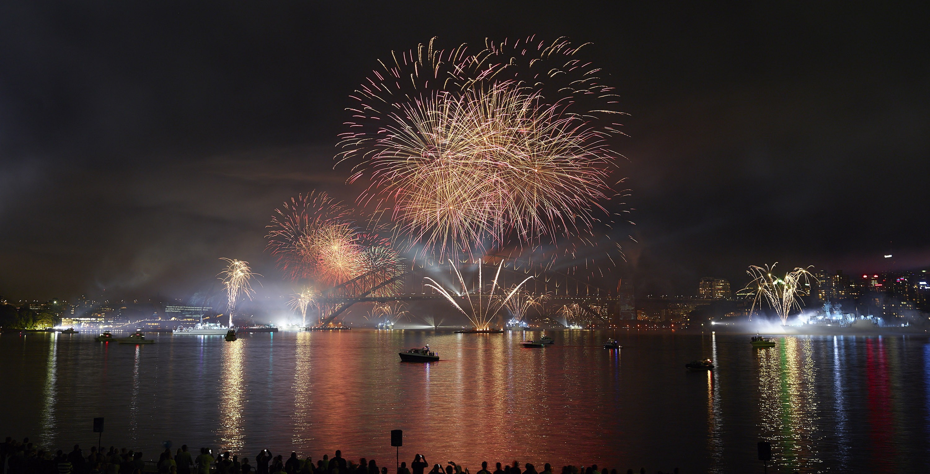 no people, fireworks, water, cityscape, multi colored, nature, arts culture and entertainment, light, harbor, illuminated, sky, architecture, 2K, motion, HD Wallpaper