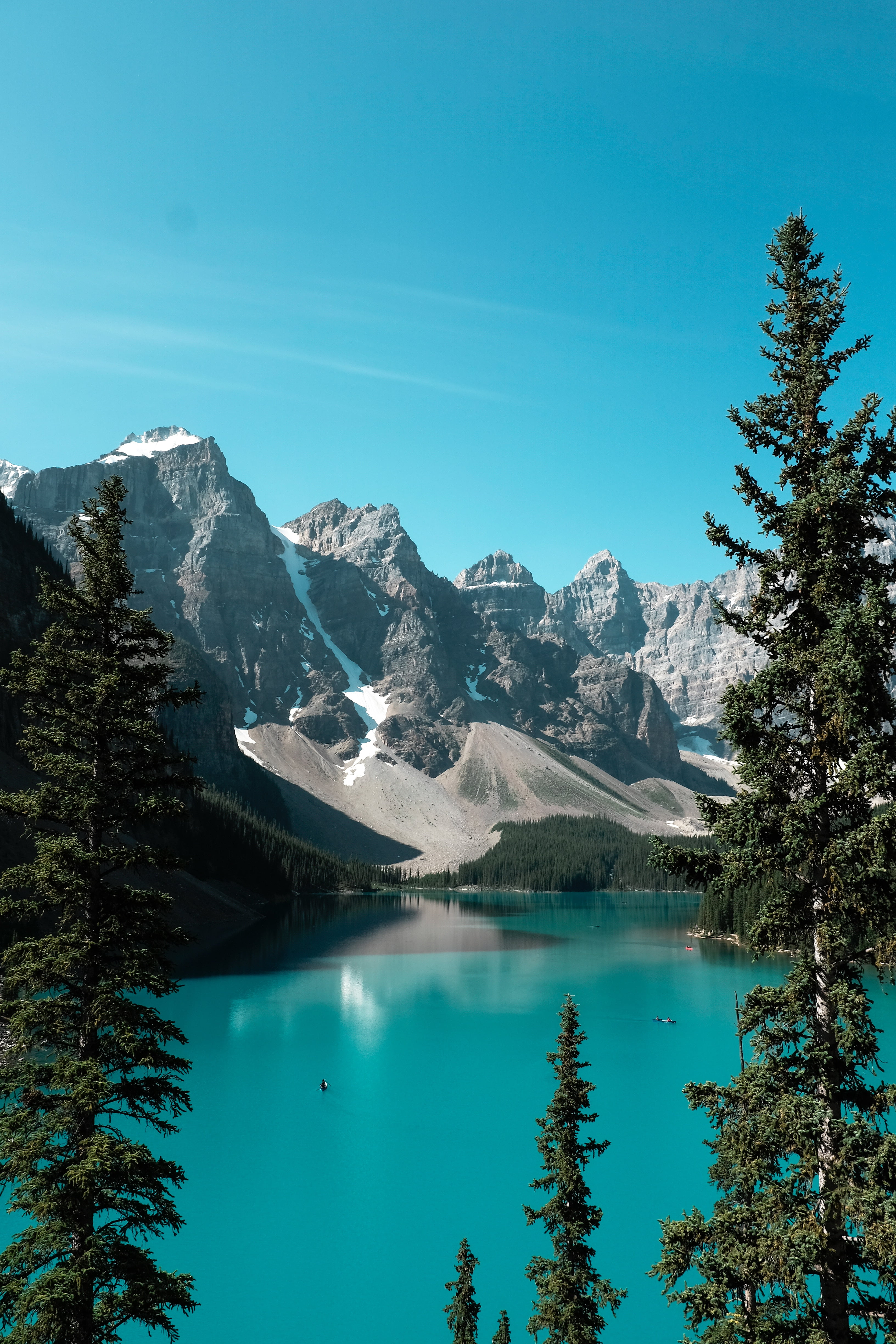 lakeshore, outdoors, plant, mountain, no people, environment, turquoise colored, mountains, tranquil scene, tranquility, tree, day, landscape, snowcapped mountain, Phone HD Wallpaper