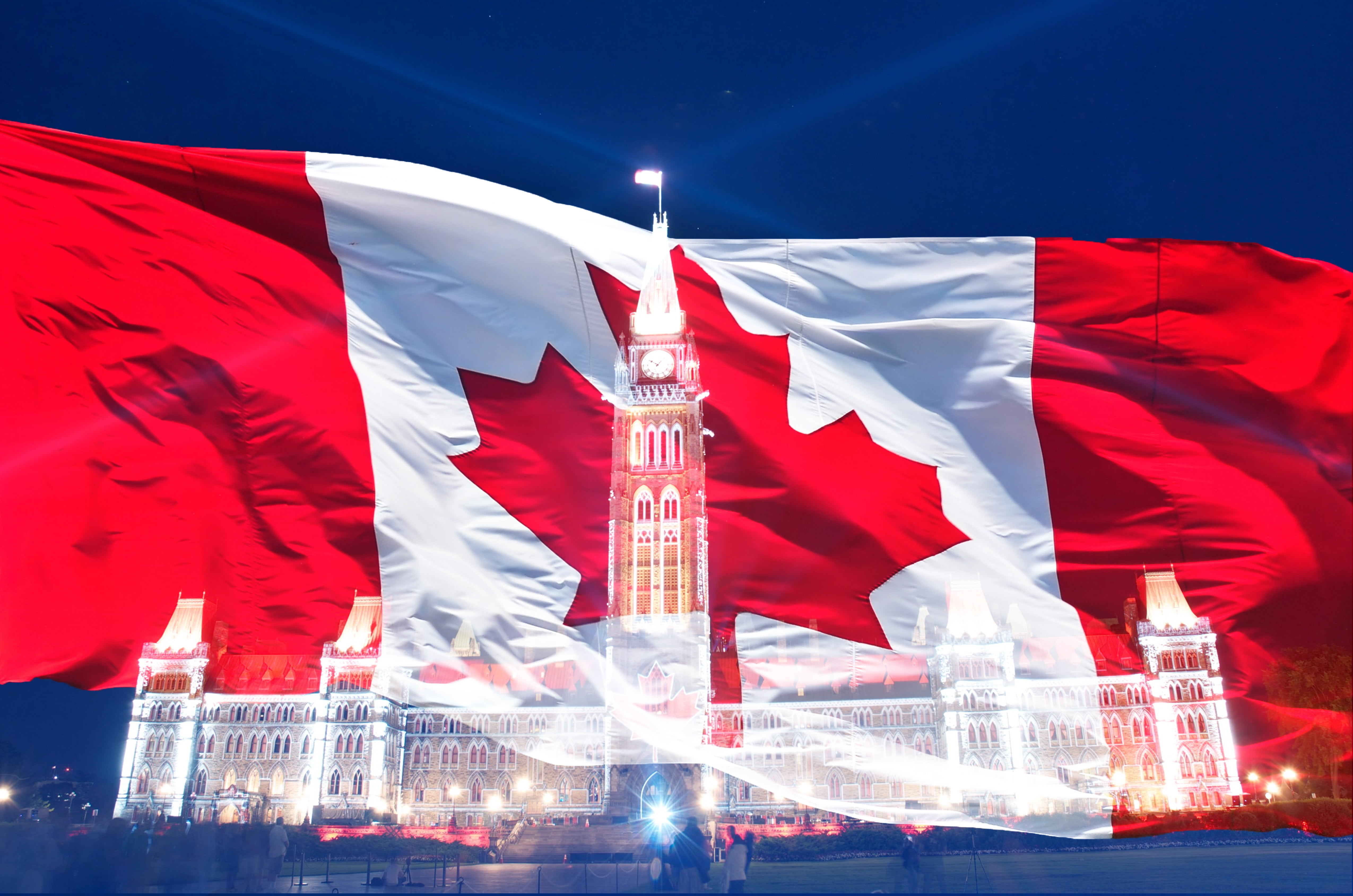 red, july, government, canada day, building exterior, outdoors, skyscraper, modern, happy, sky, office building exterior, canada, architecture, nature, HD Wallpaper