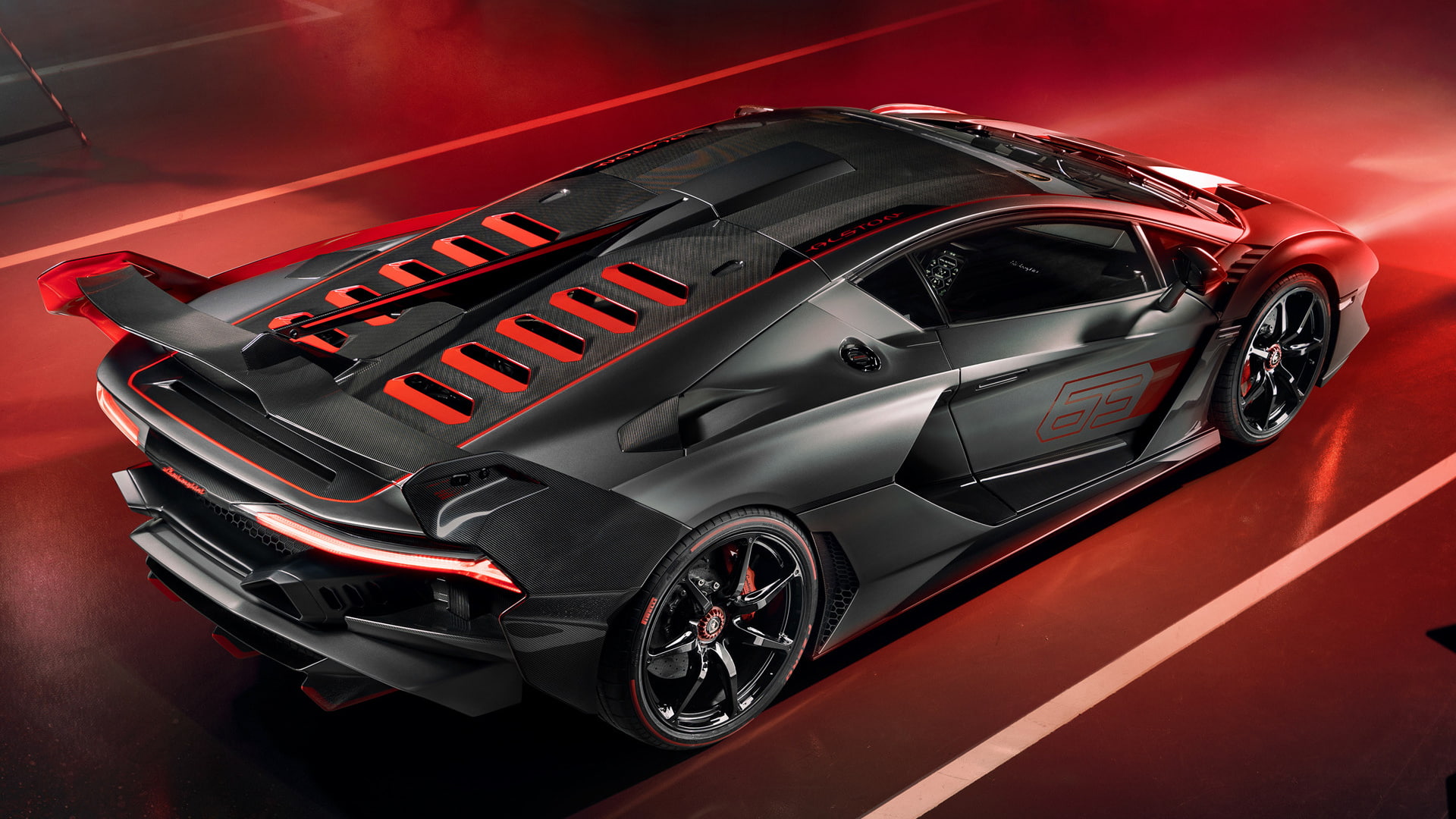 Sport Car, Car, Lamborghini, Supercar, Lamborghini SC18, 1080P, Black Car, HD Wallpaper