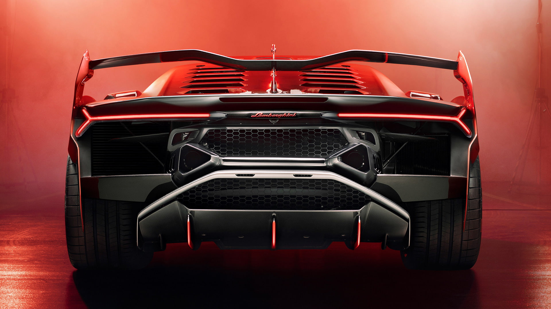 Sport Car, Car, 1080P, Black Car, Supercar, Lamborghini SC18, Lamborghini, HD Wallpaper