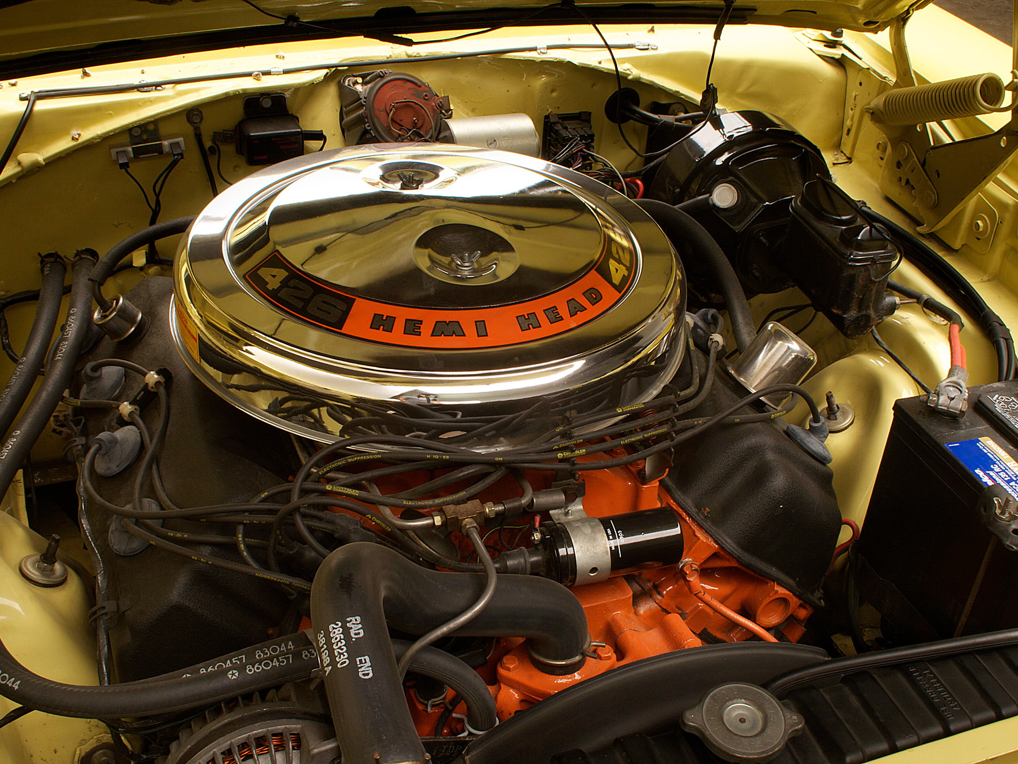 hemi, 1080P, charger, r t, classic, muscle, xs29, dodge, engines, 426, 1969, engine, HD Wallpaper